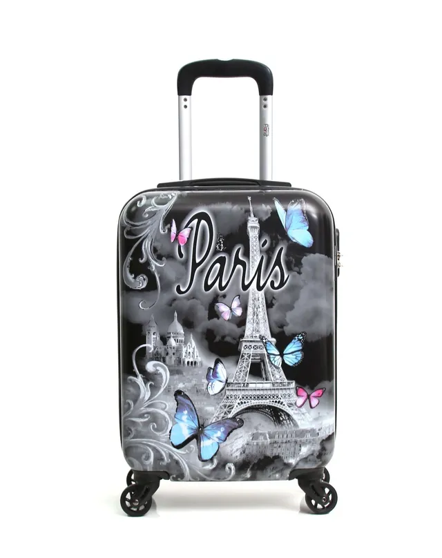 bluestar-papillon-valise-cabine-noire-55-cm image 1