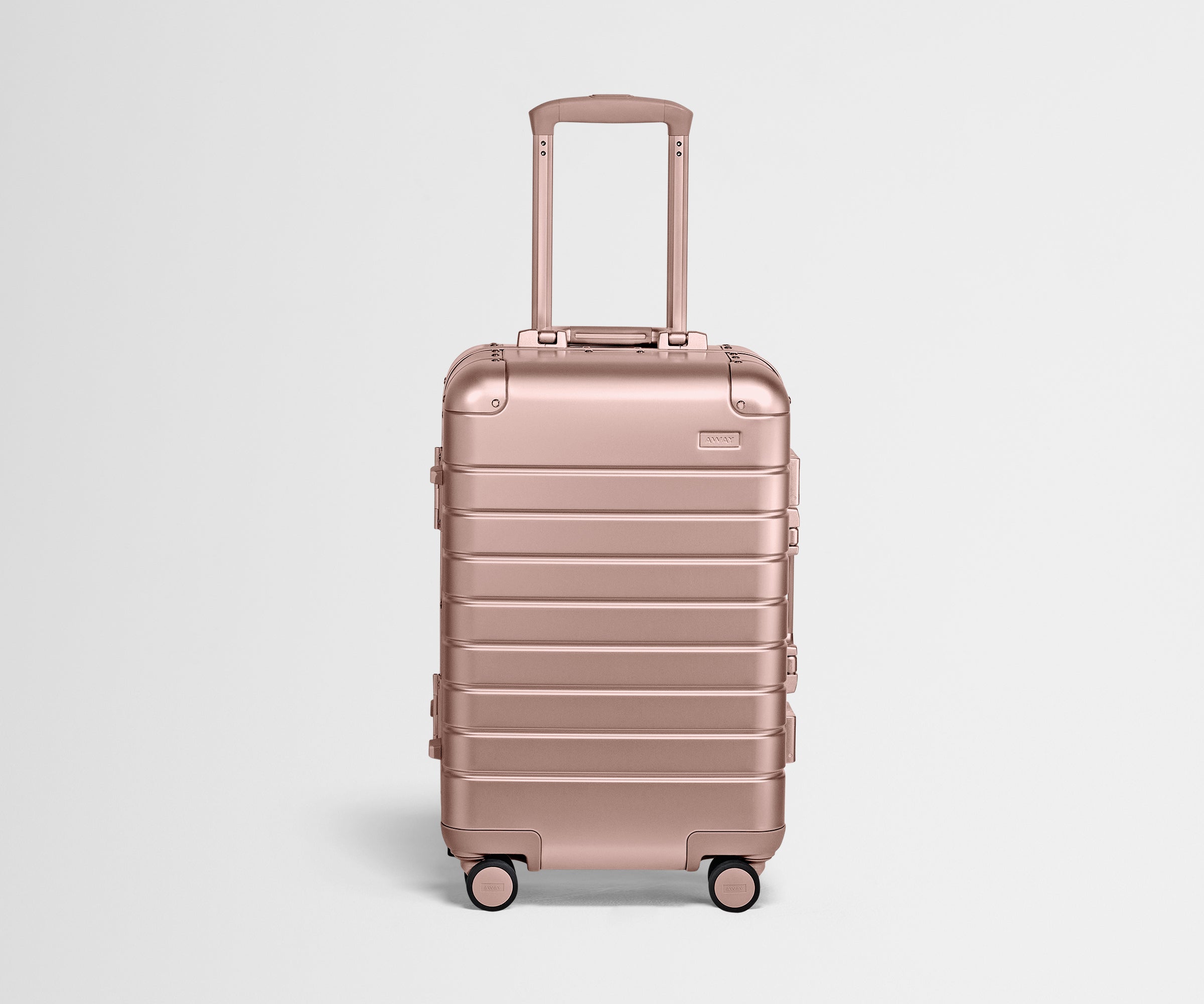 away-carry-on-aluminium-valise-cabine-argent-rigide image 3