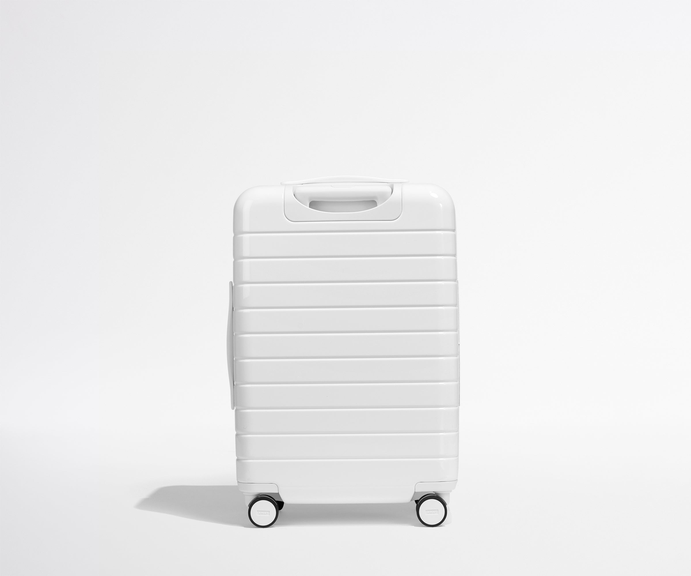 away-bigger-carry-on-valise-cabine-blanc-perle-compression image 4
