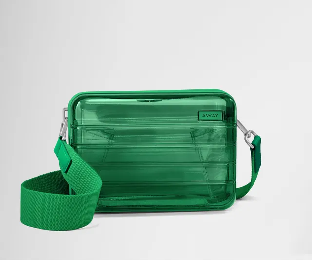 away-the-mini-crossbody-sac-bandouli-re-vert-translucide image 1