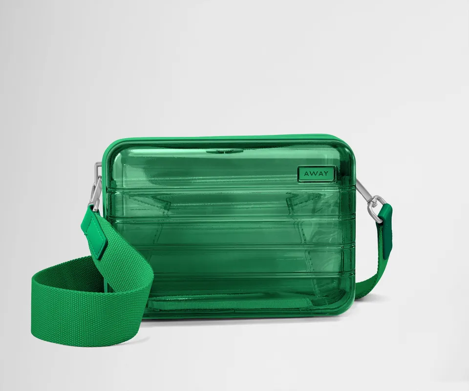 away-the-mini-crossbody-sac-bandouli-re-vert-translucide image 1