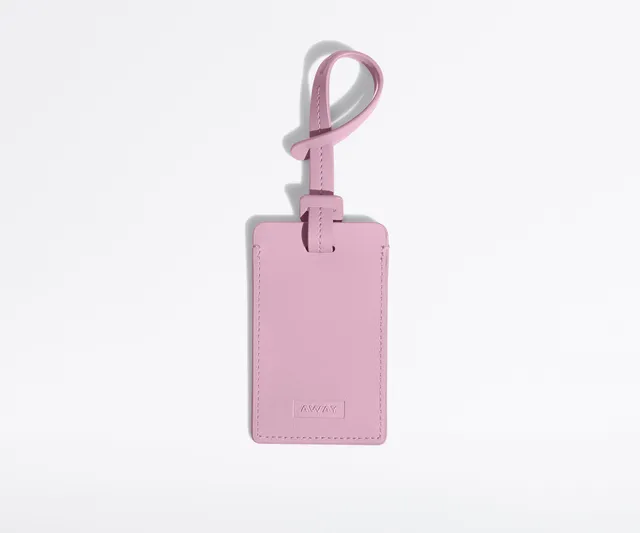 away-luggage-tag-tiquette-bagage-glacial-pink image 1