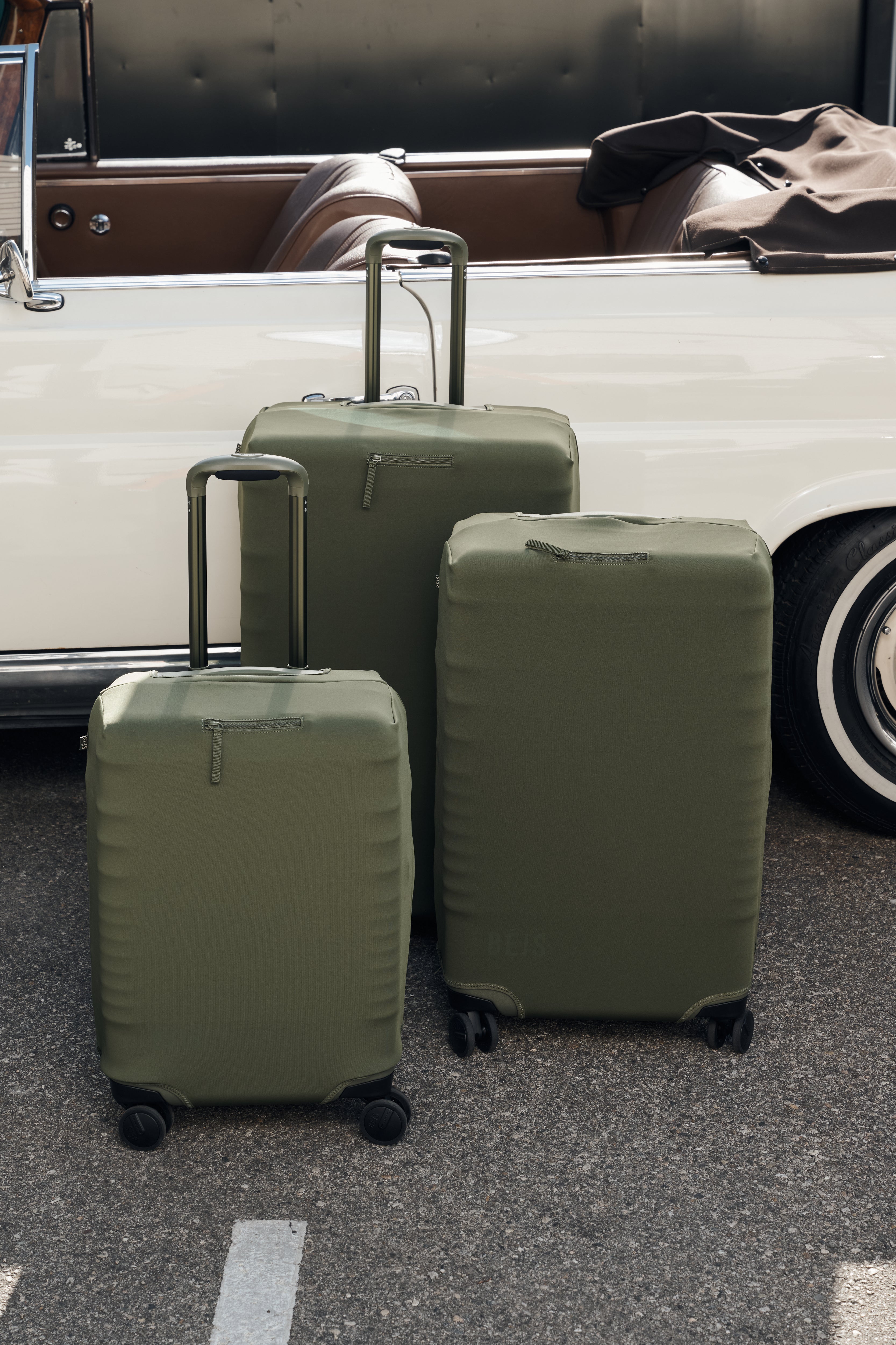 beis-the-carry-on-housse-valise-olive-lavable-extensible image 3