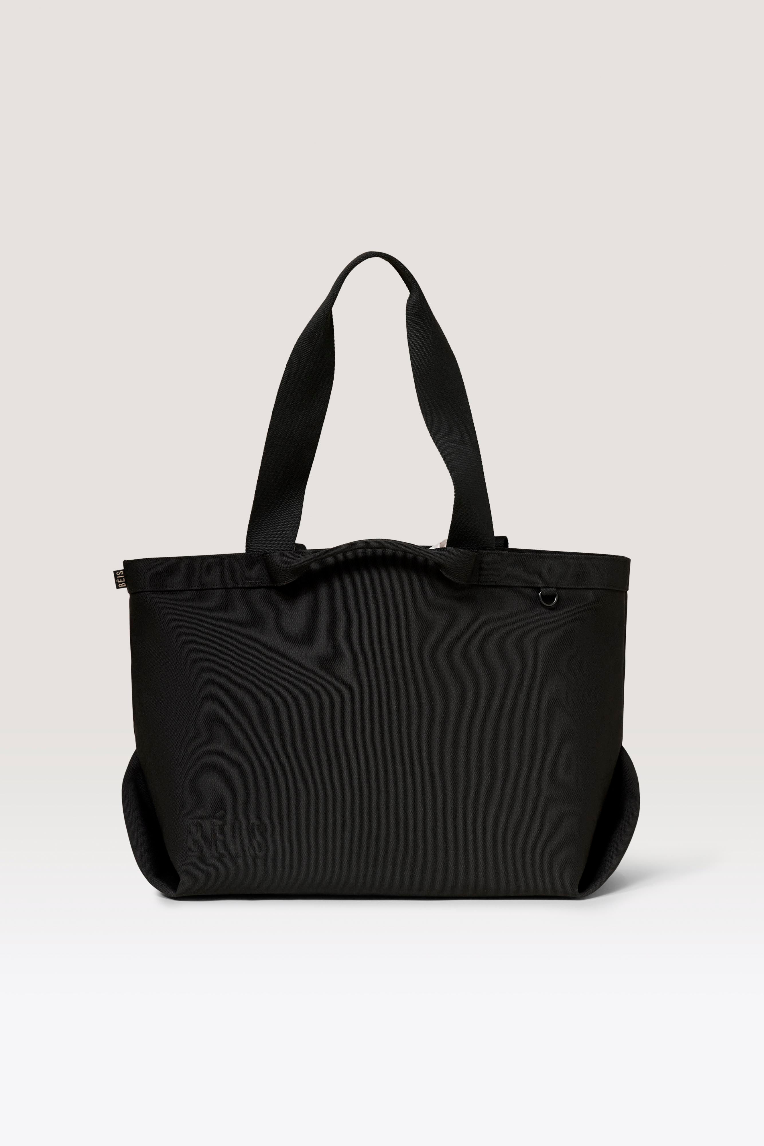 beis-travel-tote-sac-tote-noir-personnalisable-voyage image 1