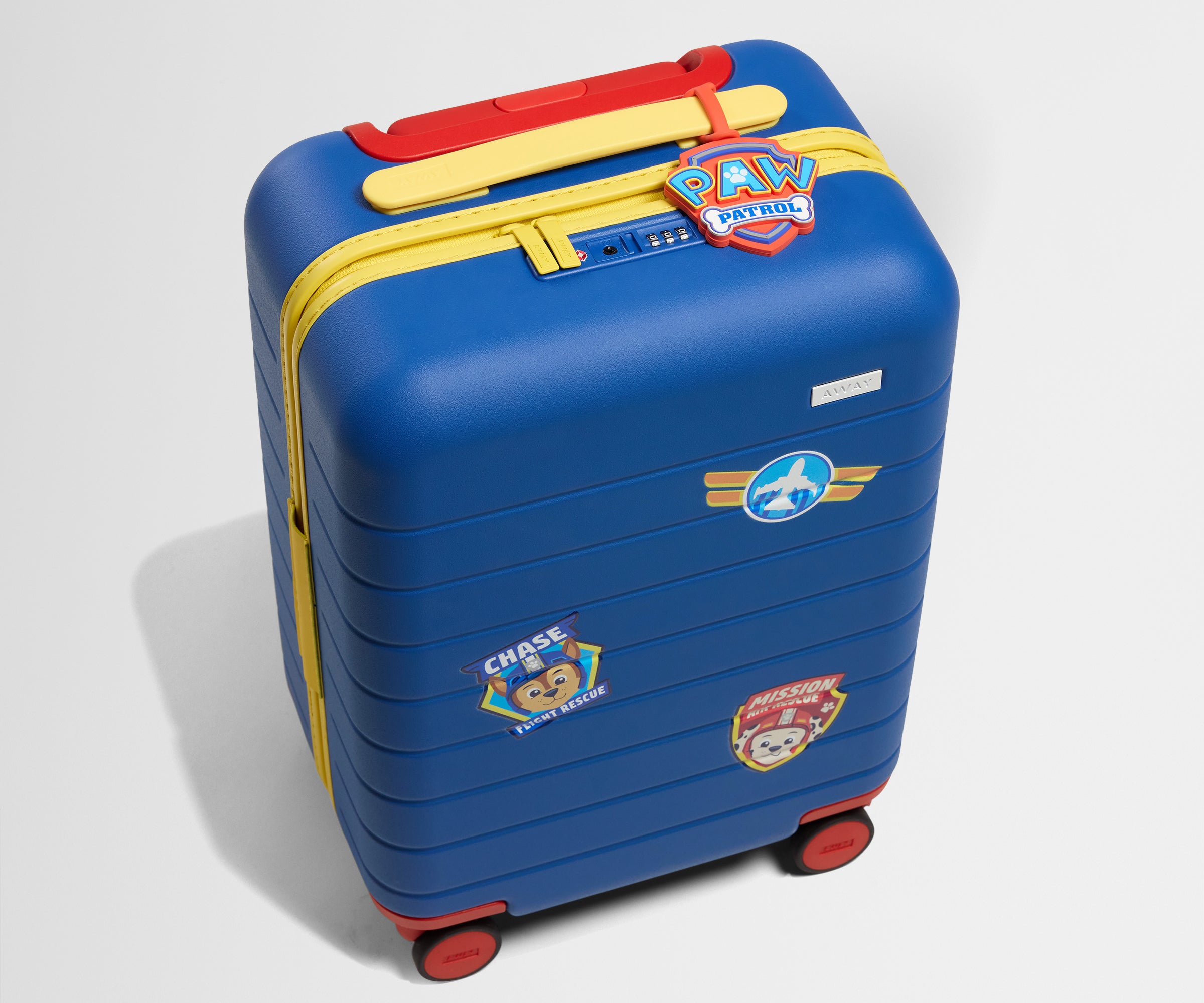 away-kids-carry-on-valise-enfant-chase-bleu-pat-patrouille image 3