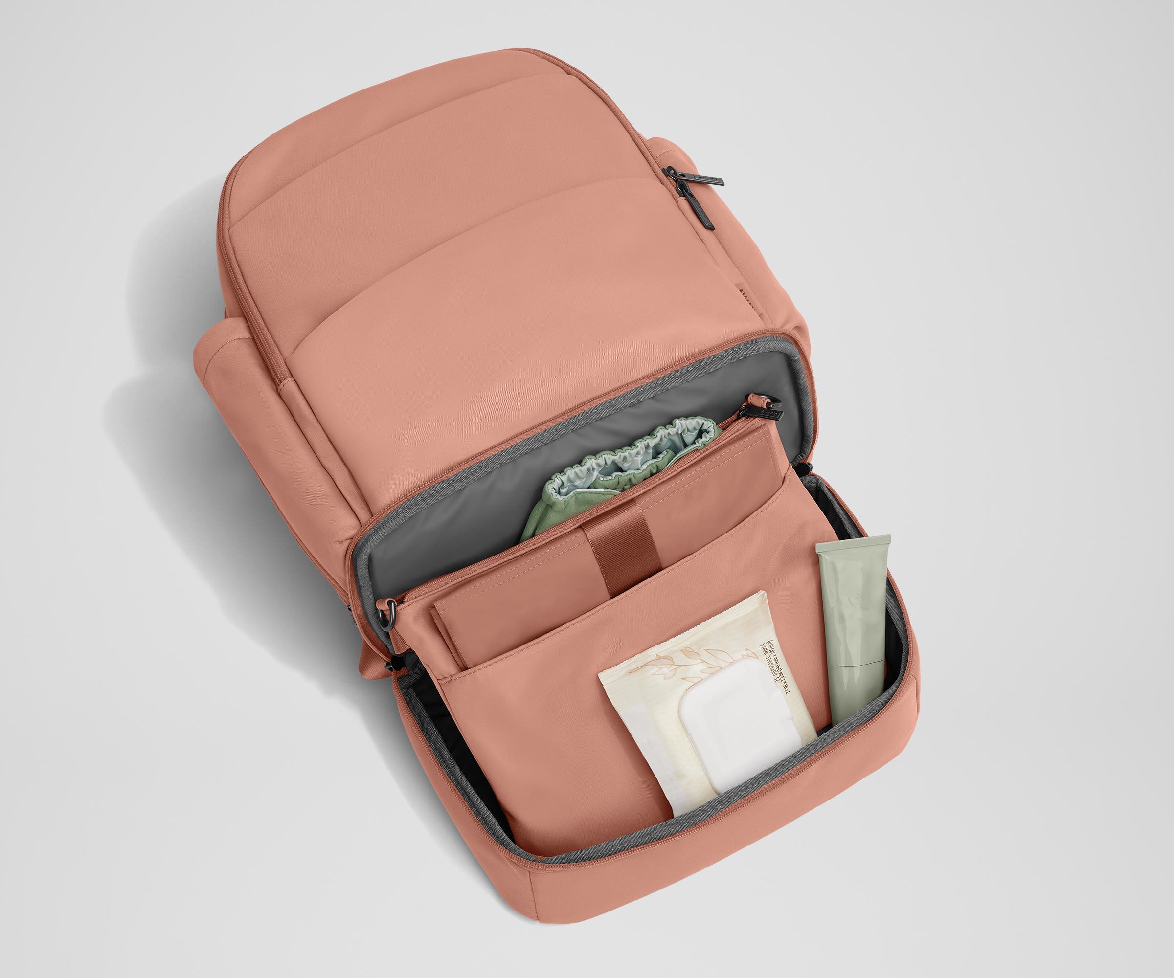 away-double-diaper-backpack-sac-dos-langer-rose-clay-pink image 6
