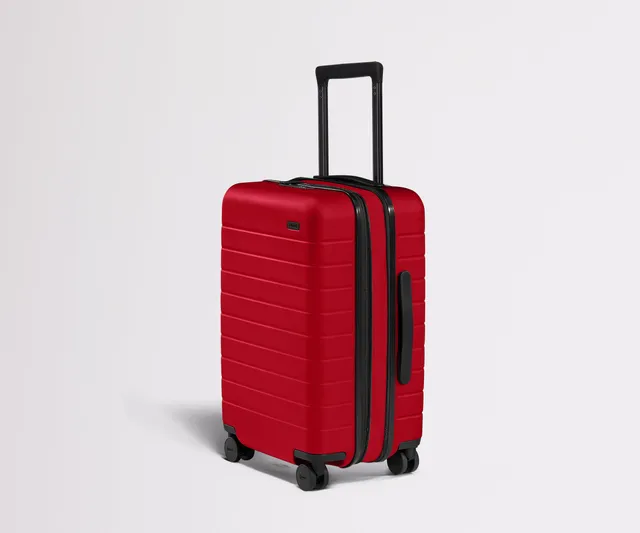 away-carry-on-flex-valise-cabine-extensible-rouge image 1