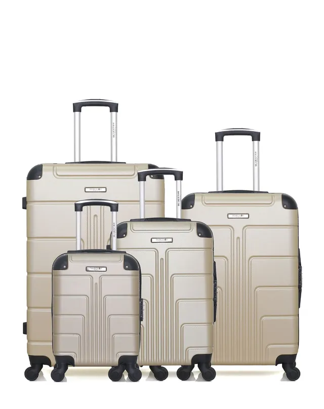 bluestar-ottawa-lot-4-valises-rigides-beige-abs-4-roues image 1