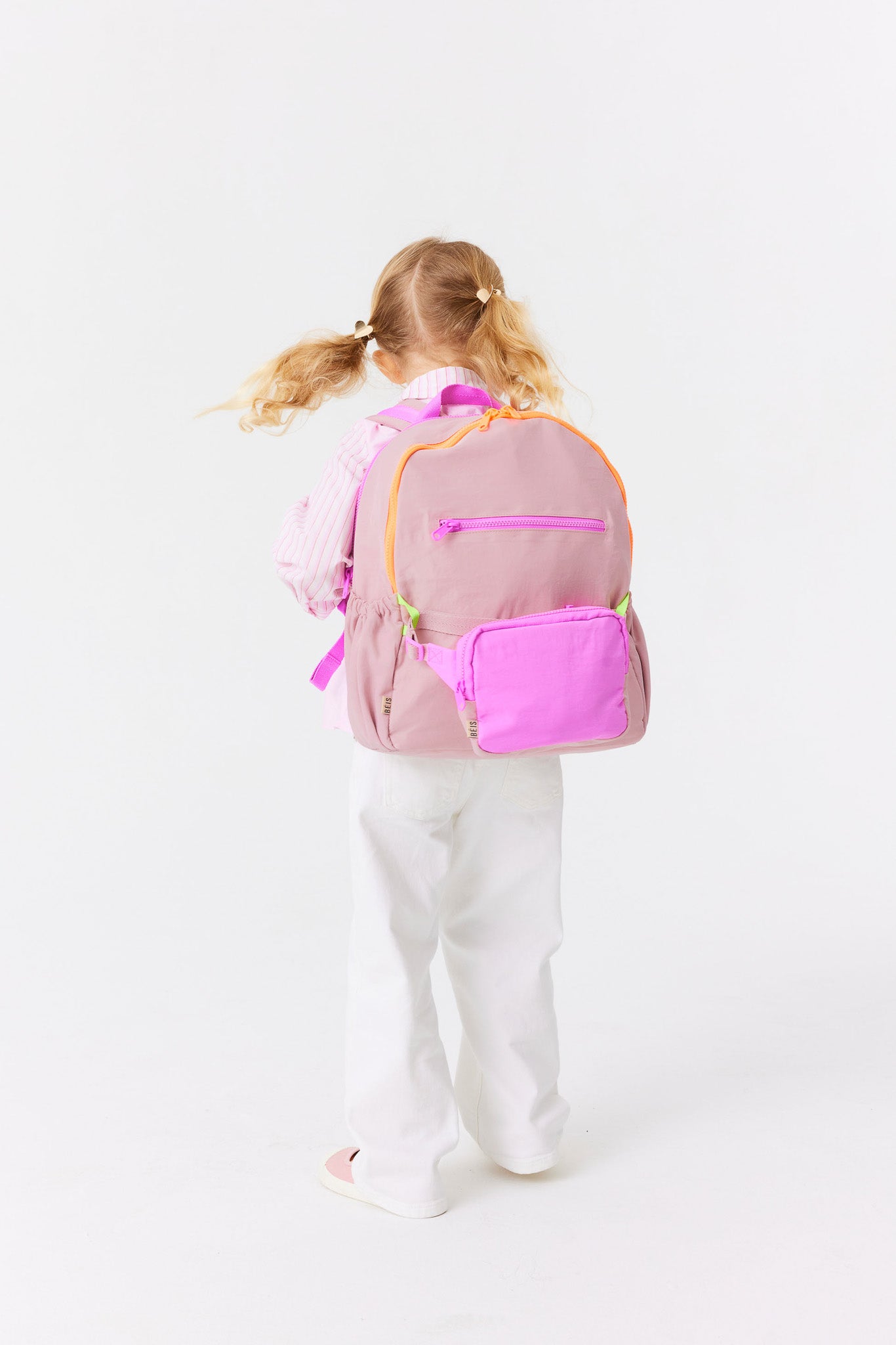 beis-kids-backpack-sac-dos-enfant-atlas-pink image 2