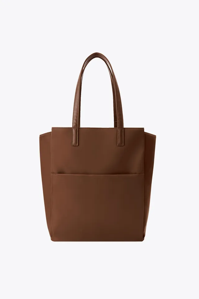 beis-commuter-tote-cabas-travail-maple-personnalis image 1