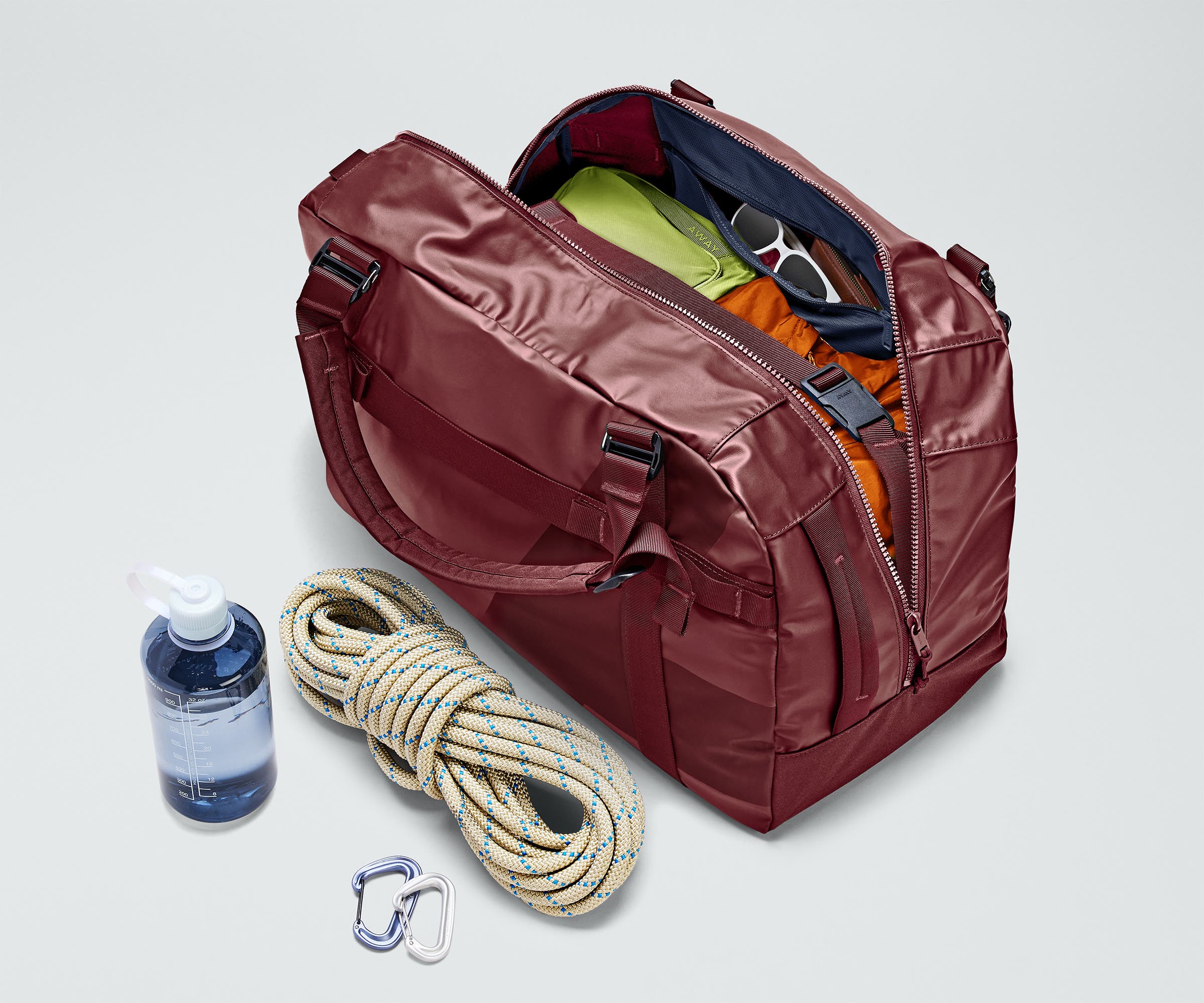 away-active-duffle-55l-sac-voyage-burgundy-red-55-l image 3