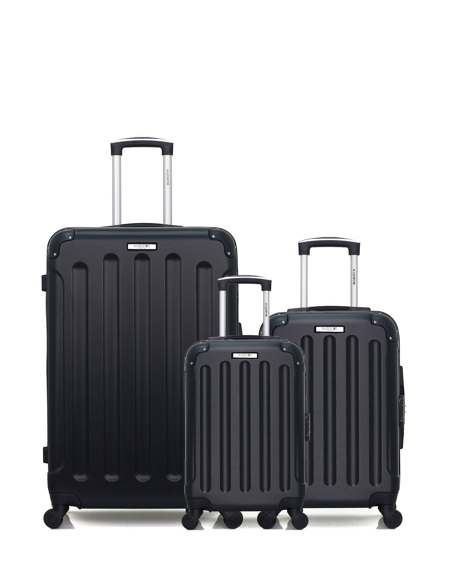 bluestar-madrid-lot-3-valises-grand-cabine-xxs-rose-dor image 2