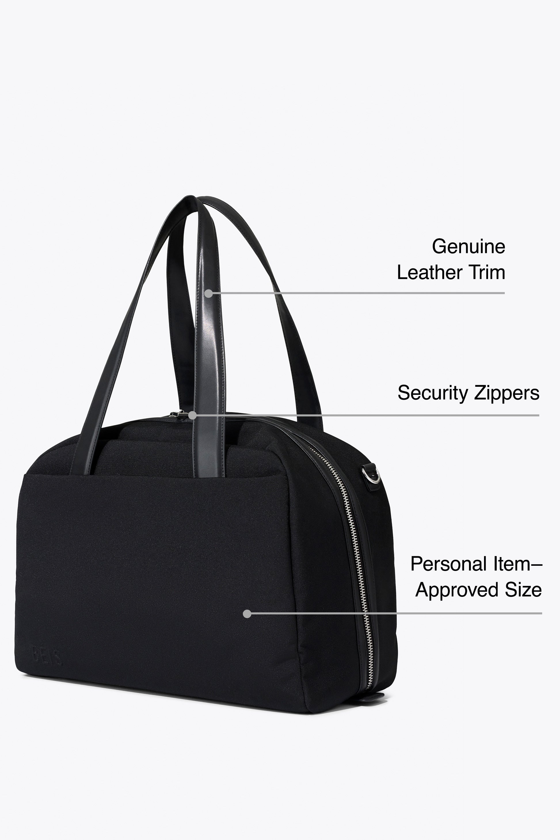 beis-the-duffle-sac-voyage-noir-ordinateur image 2