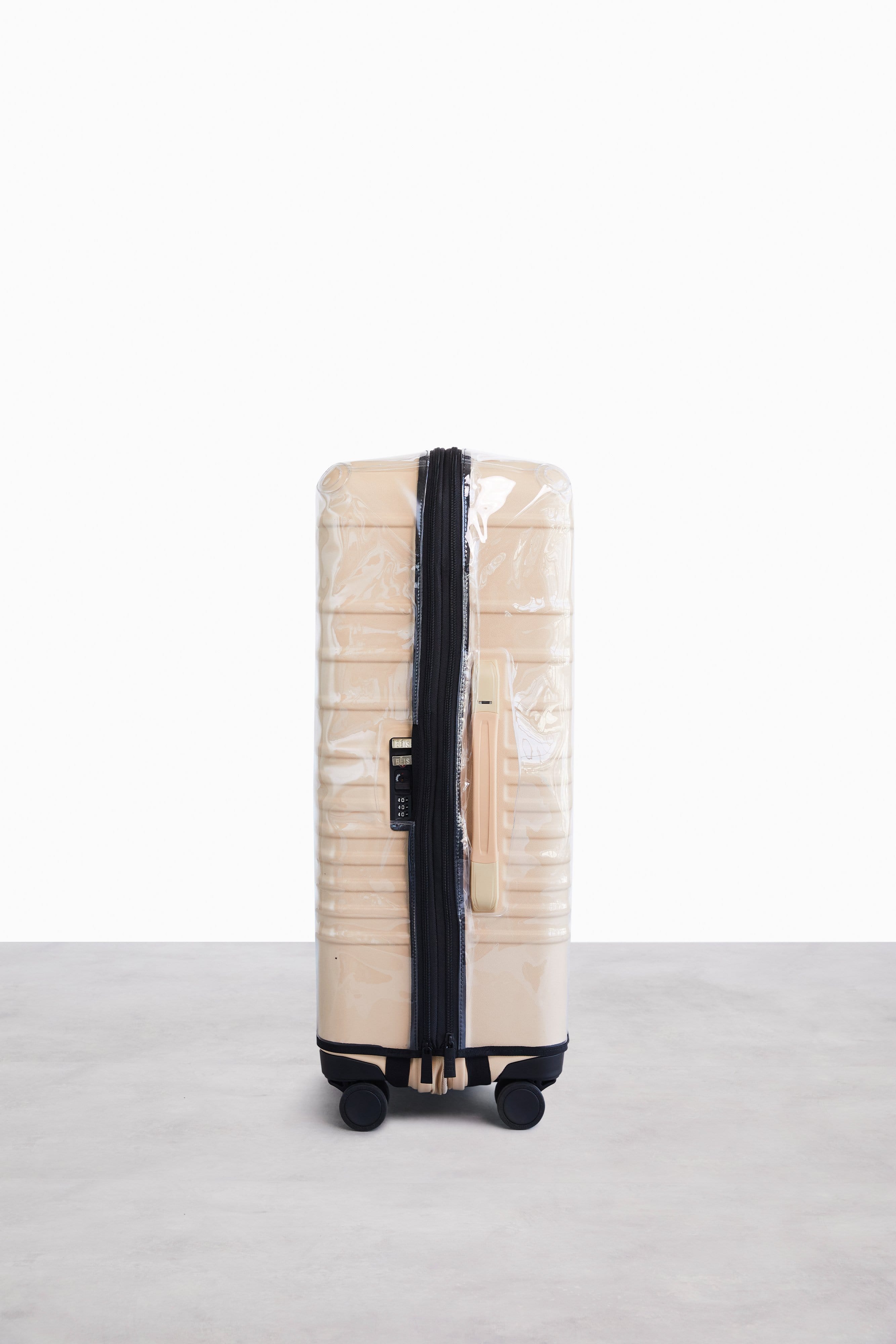 beis-medium-check-in-housse-valise-transparente-roller image 3