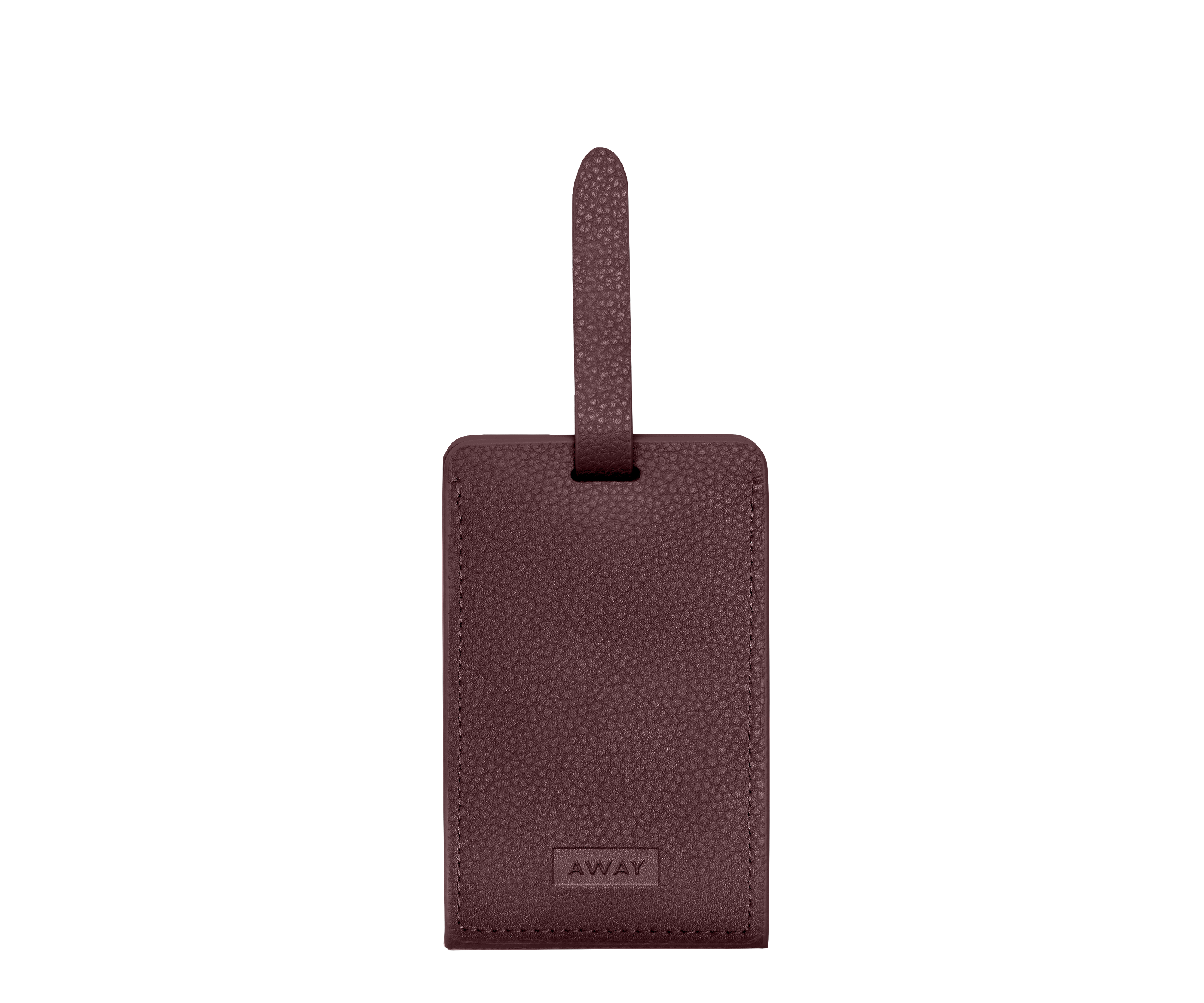 away-aluminum-edge-tag-tiquette-bagage-aluminium-rouge image 1