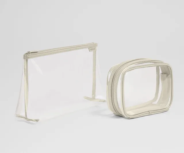 away-clear-pouch-set-trousse-transparente-salt-white-lot-2 image 1