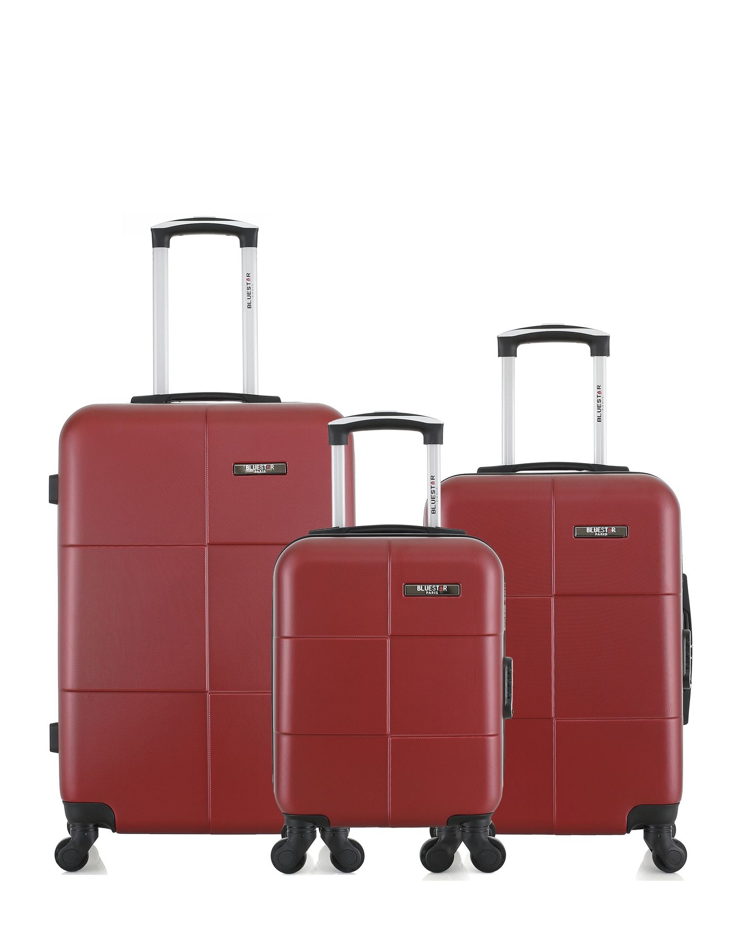 bluestar-miami-lot-3-valises-rigides-rose-dor-65-55cm image 1