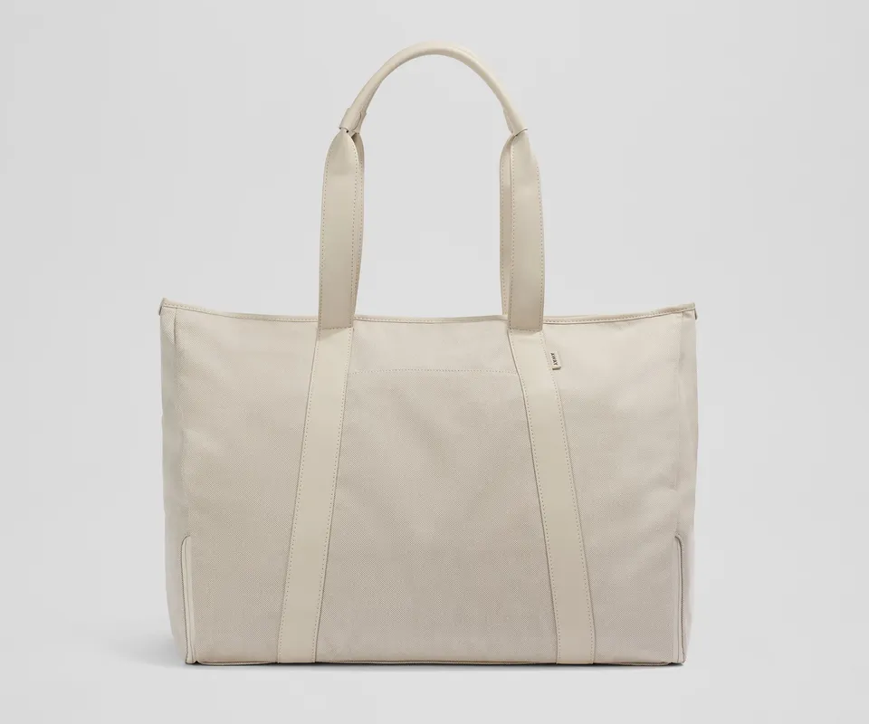away-transit-canvas-tote-sac-tote-tan-16-pouces-porte-chaussures image 1