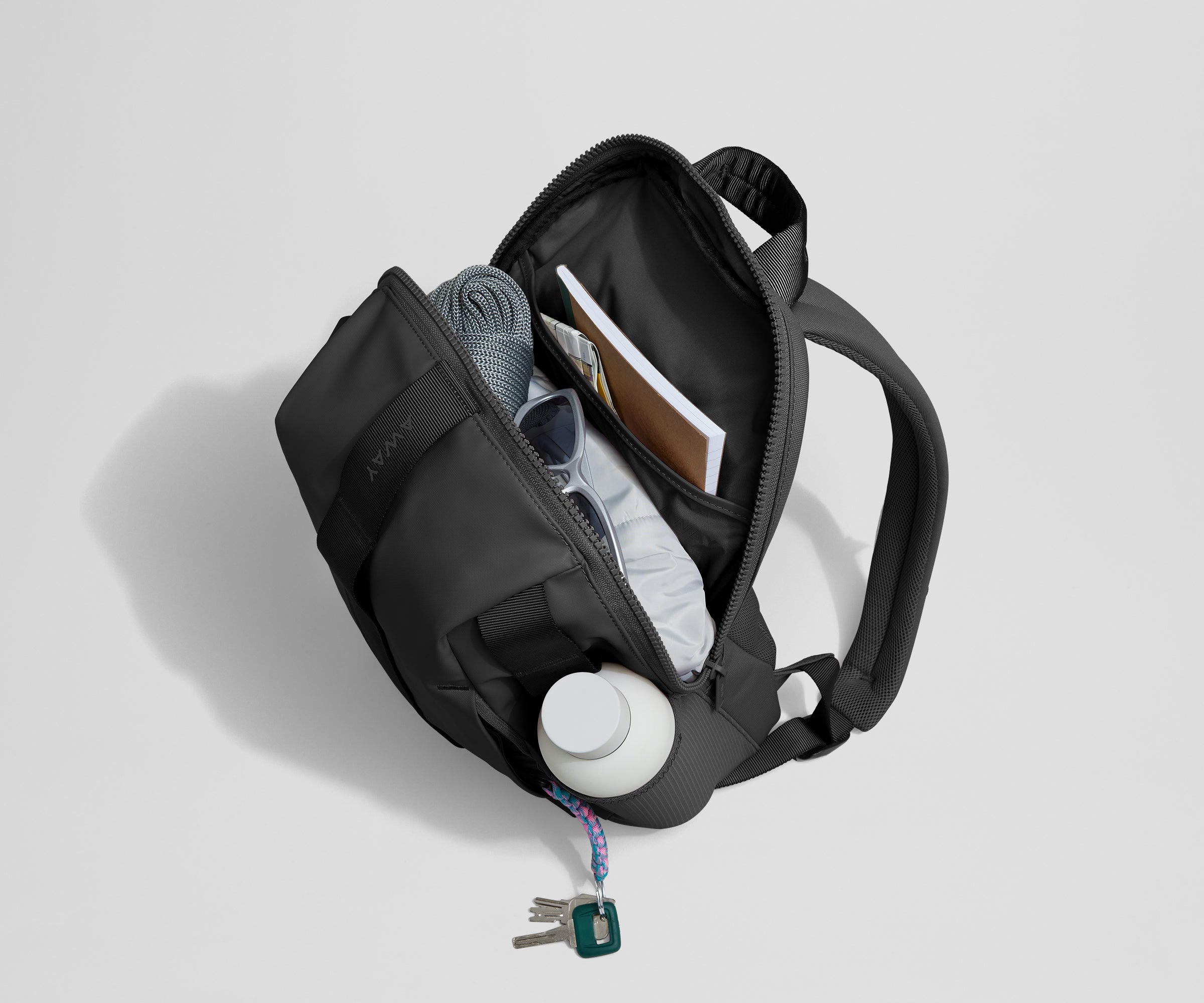 away-active-daypack-20l-sac-dos-noir-recycl-15-pouces image 3