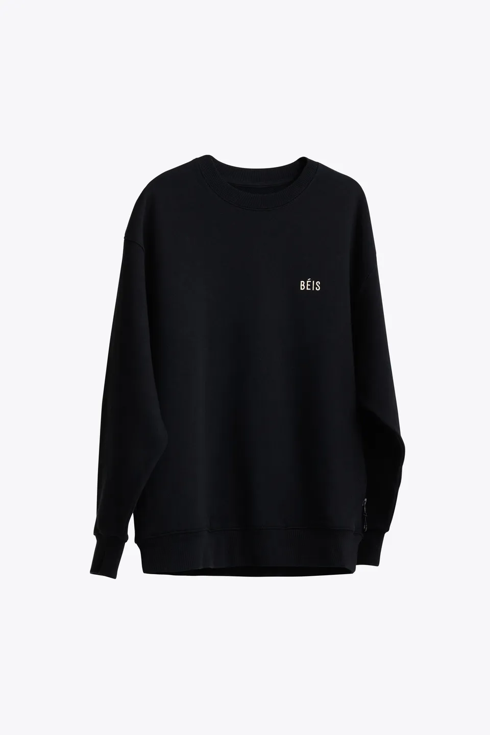 beis-the-sweatshirt-sweat-noir-taille-m-poches-zipp-es image 1