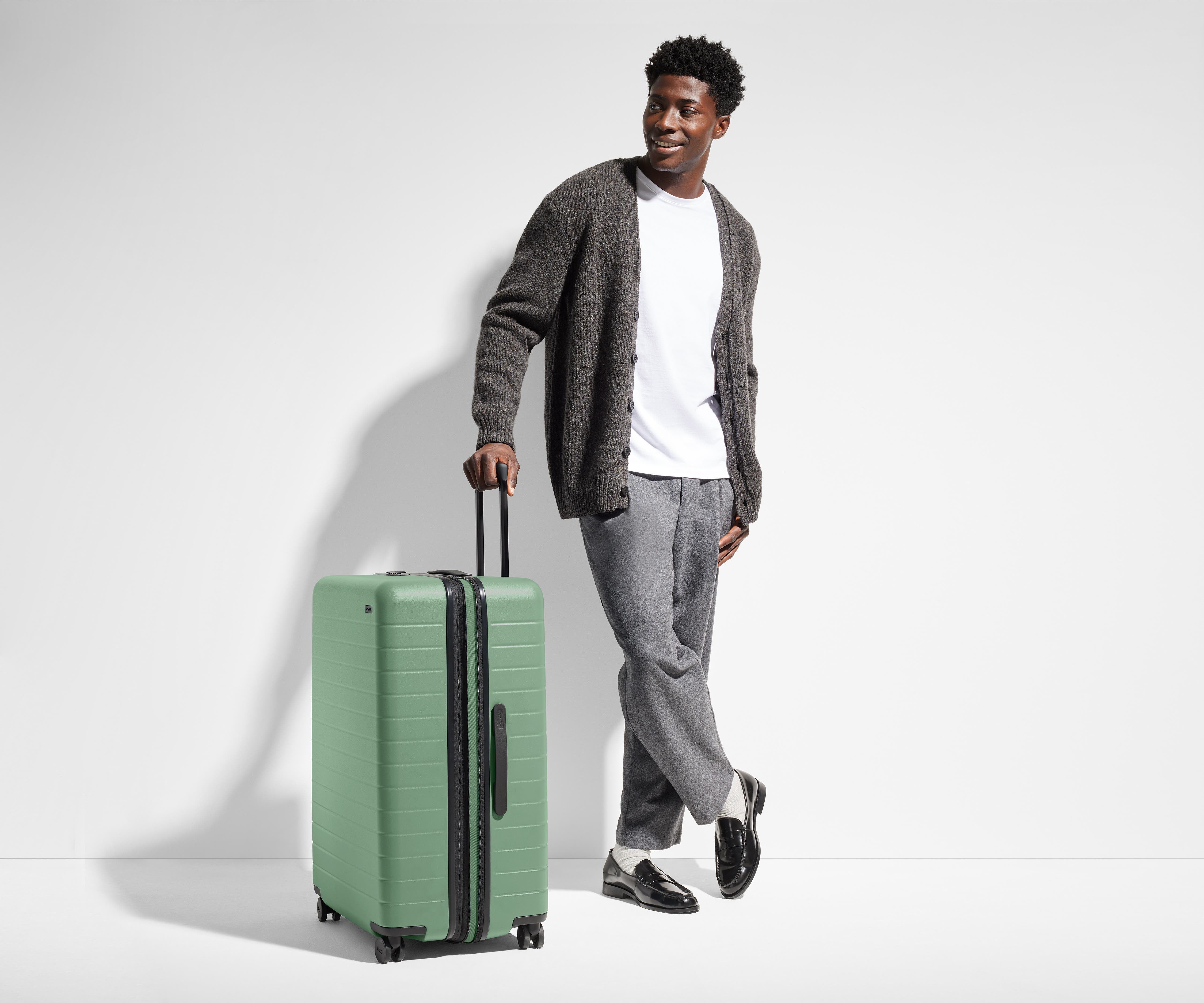 away-large-flex-valise-soute-vert-sea-green-extensible image 4