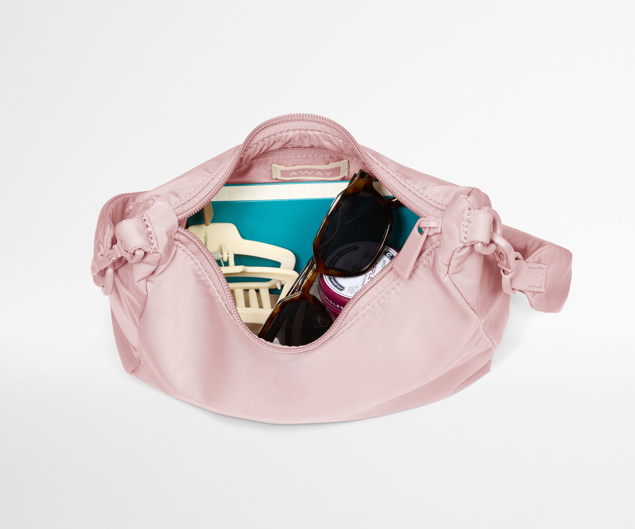 away-featherlight-duo-sac-bandouli-re-blush-pink-lavable image 4