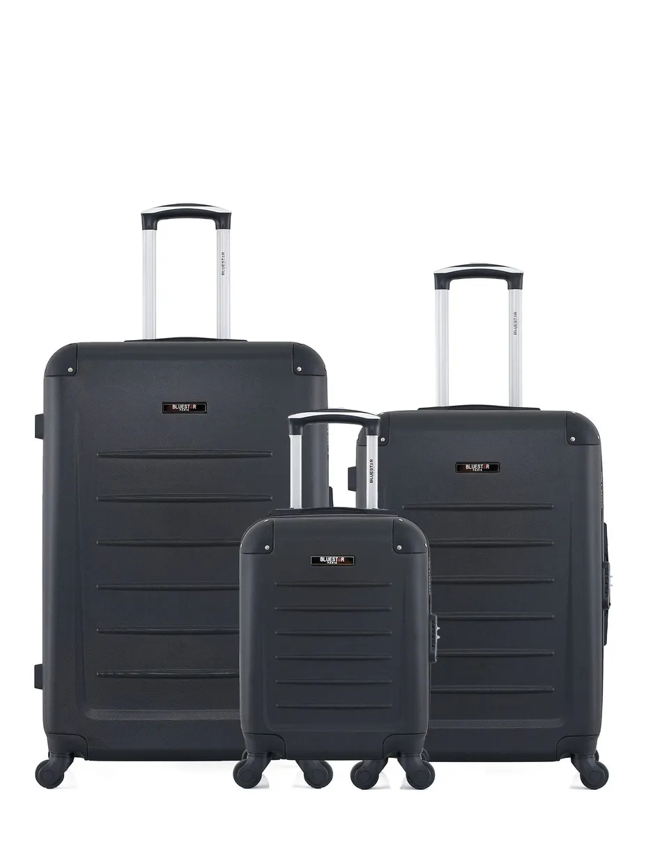 bluestar-opera-lot-3-valises-rigides-soute-week-end-noir image 1