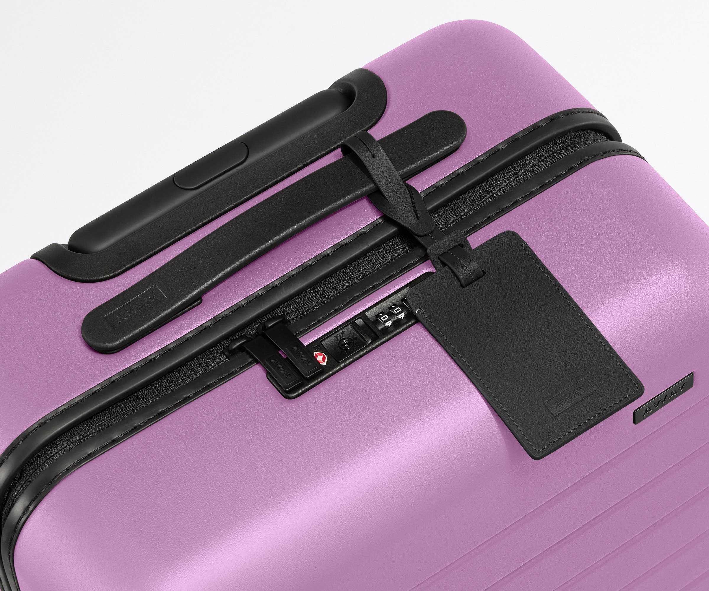 away-the-bigger-carry-on-valise-cabine-taffy-purple-rigide image 6