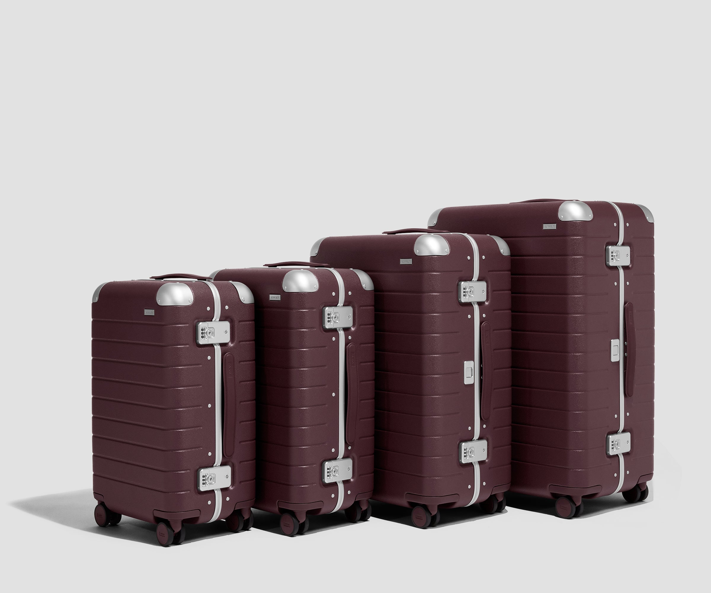 away-aluminum-edge-valise-cabine-oxblood-red-aluminium image 8