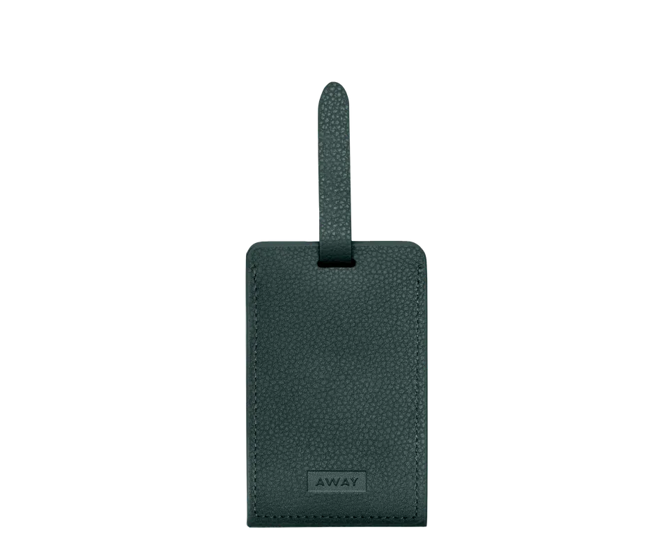 away-aluminum-edge-tag-tiquette-bagage-vert-lierre image 1