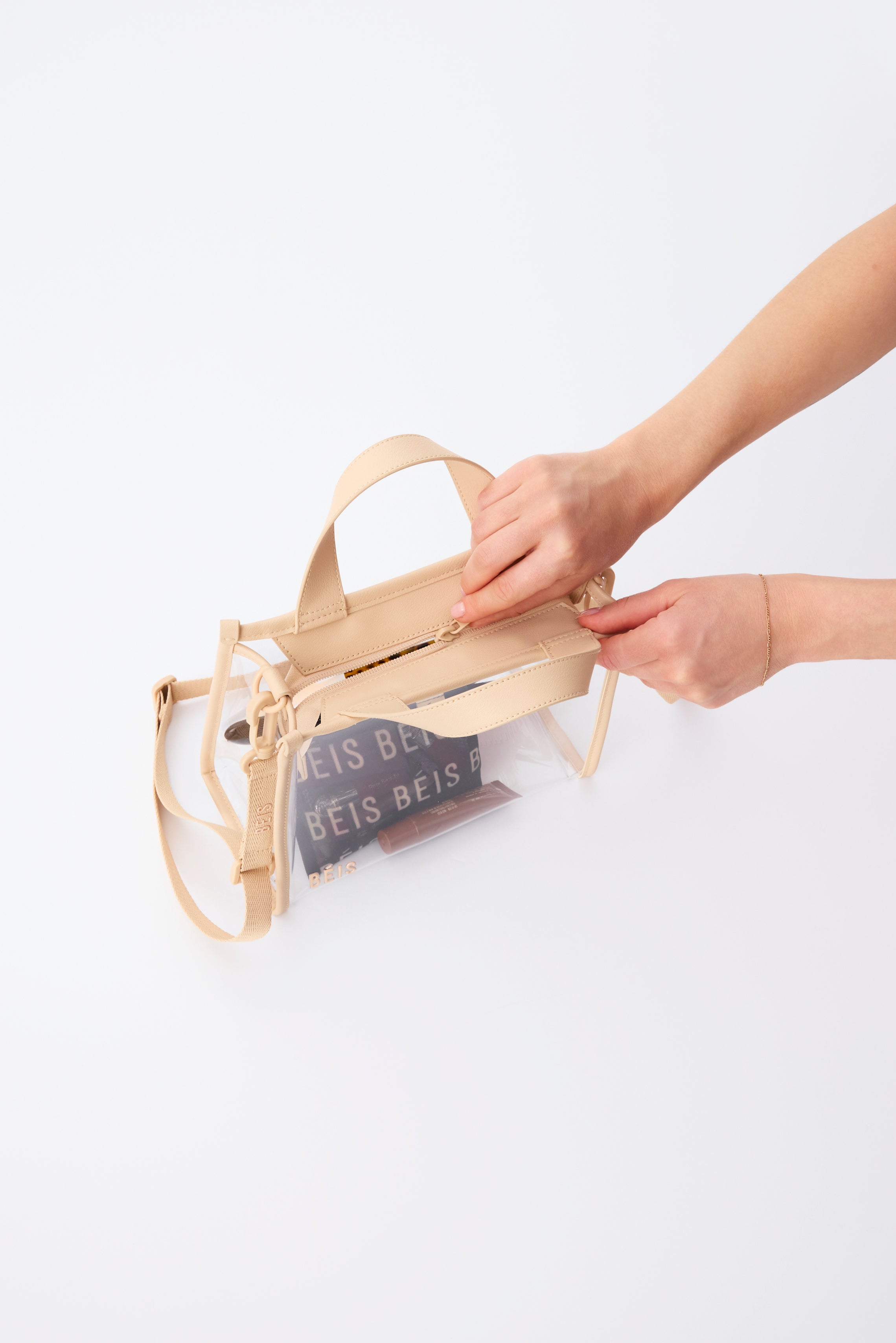 beis-stadium-sacoche-transparente-crossbody-beige-pvc-stade image 6