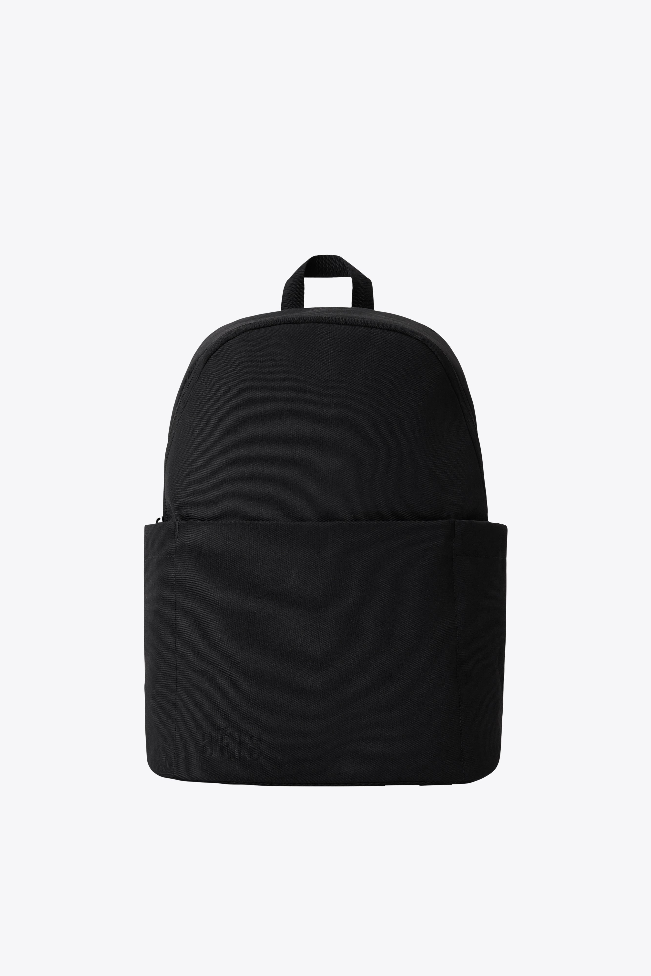 beis-the-classic-backpack-sac-dos-noir image 1