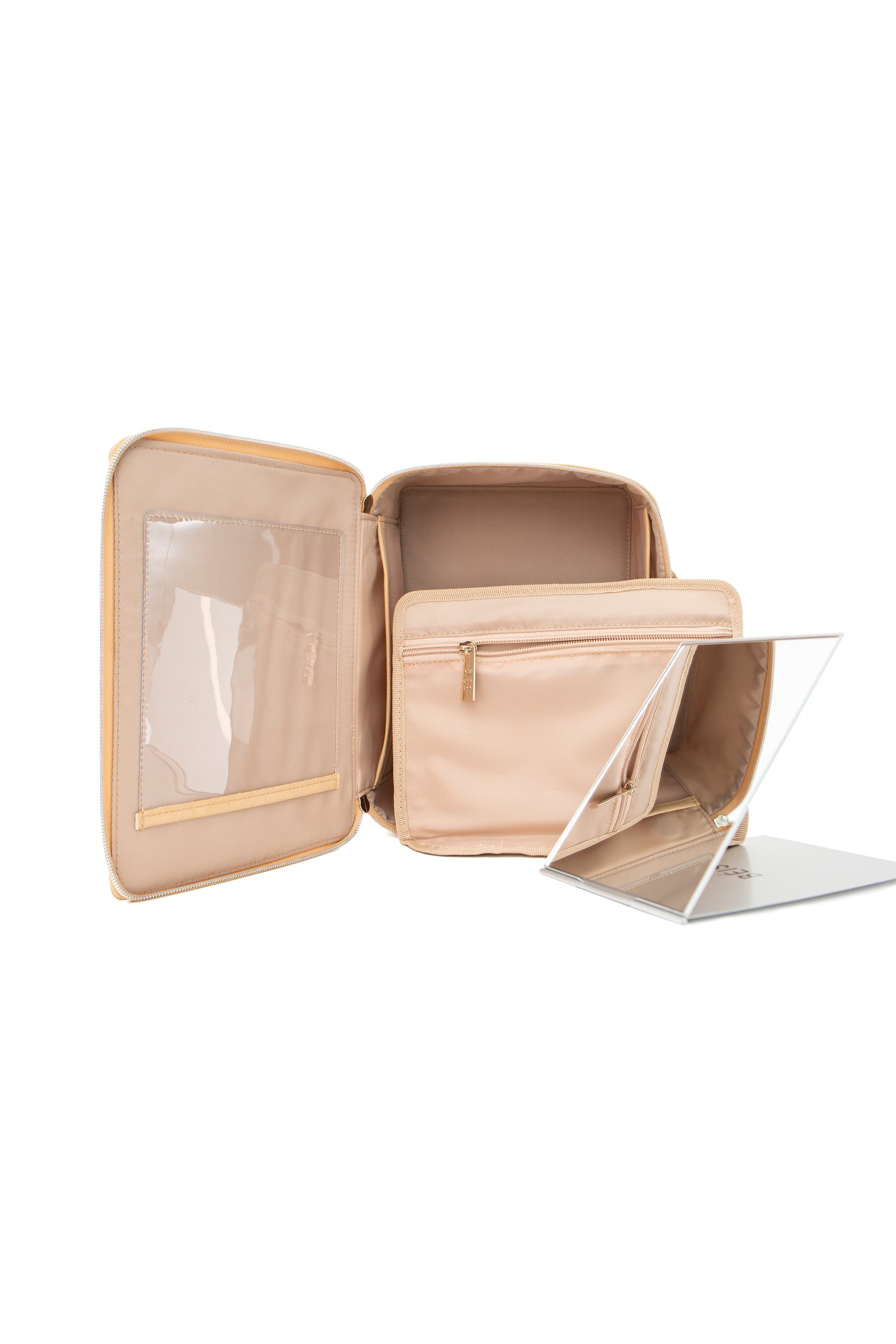 beis-the-cosmetic-case-trousse-maquillage-beige-miroir image 5