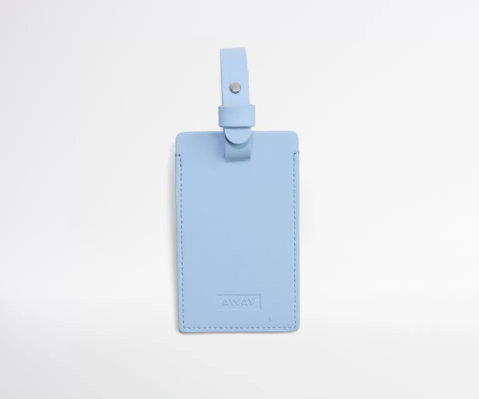 away-luggage-tag-tiquette-valise-something-blue-cuir image 1