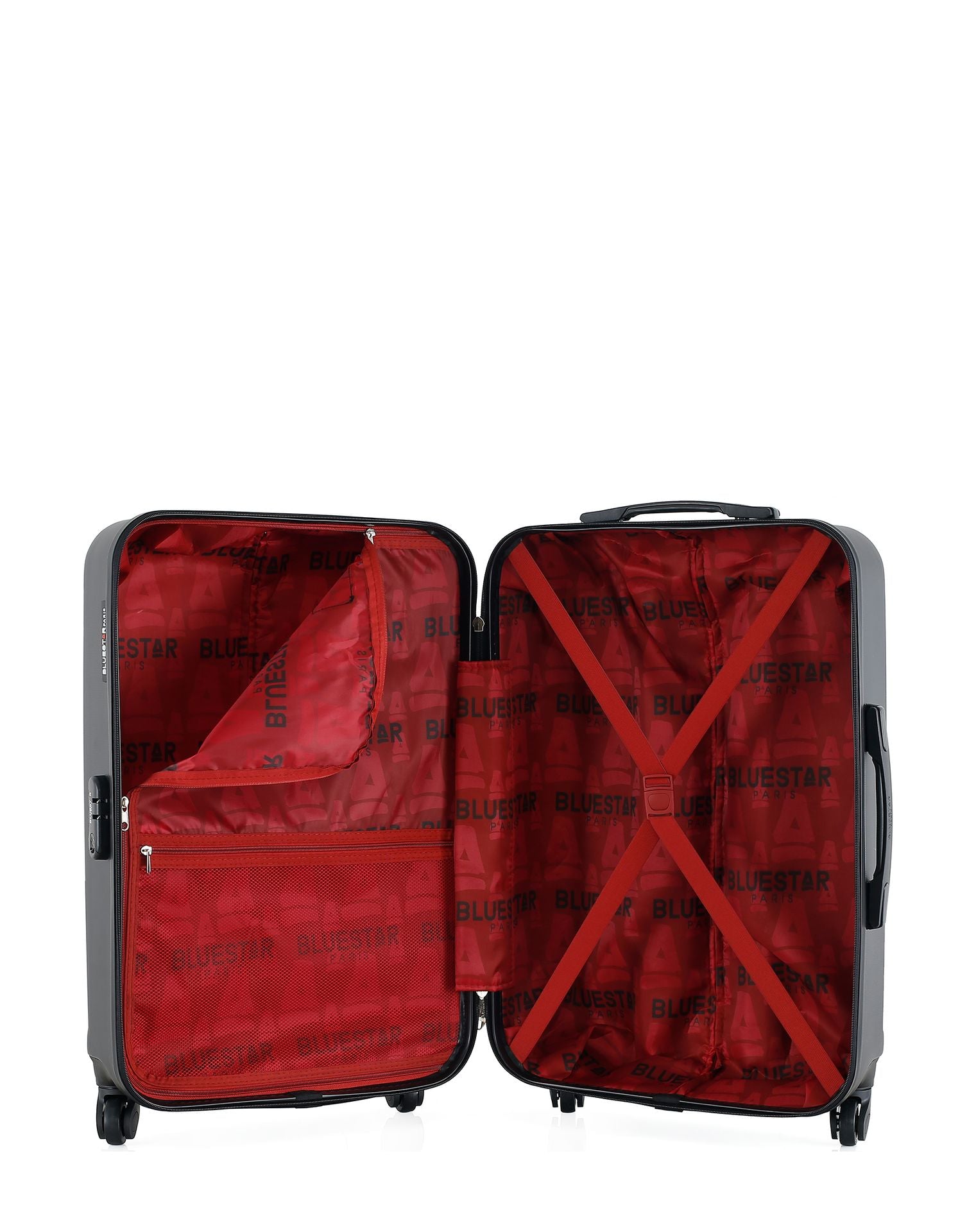 bluestar-hagen-lot-2-valises-rigides-noir-weekend-cabine image 7