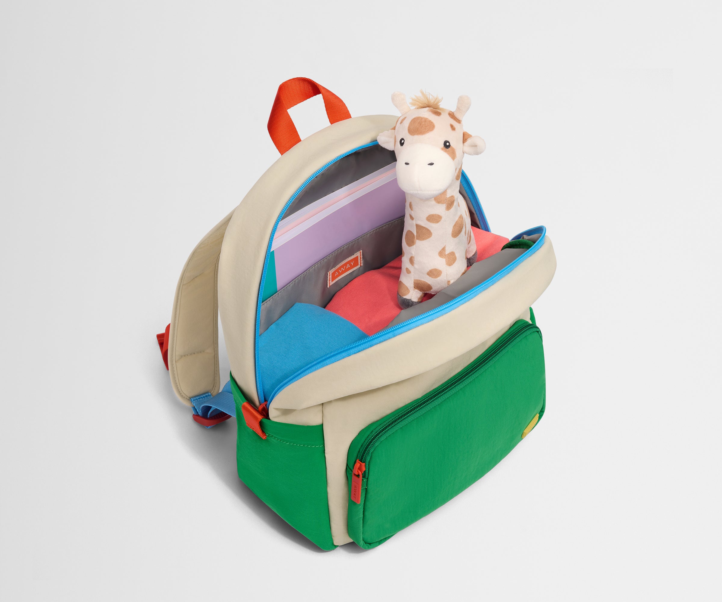 away-kids-sac-dos-enfant-marshmallow-white-nylon image 2