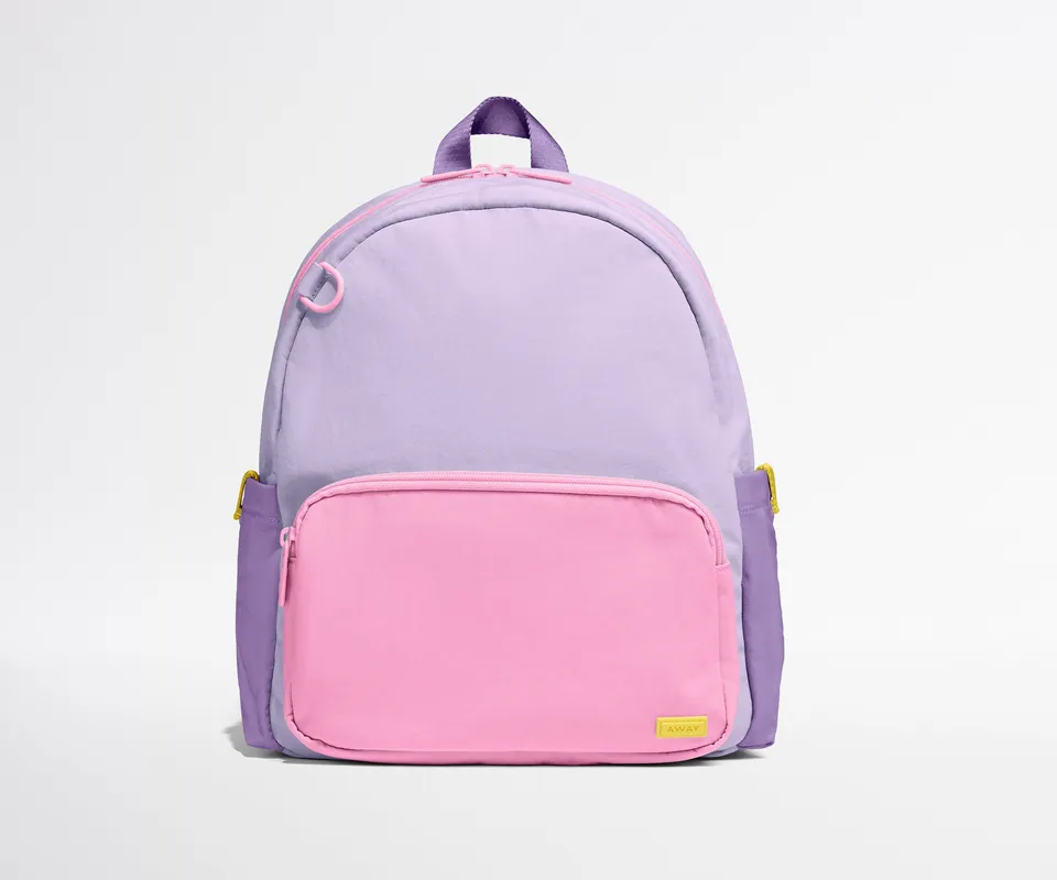 away-kids-backpack-sac-dos-enfant-butterfly-purple-violet image 1