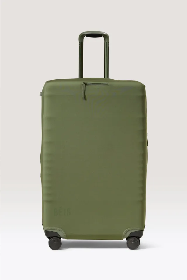 beis-the-large-check-in-luggage-cover-housse-olive image 1