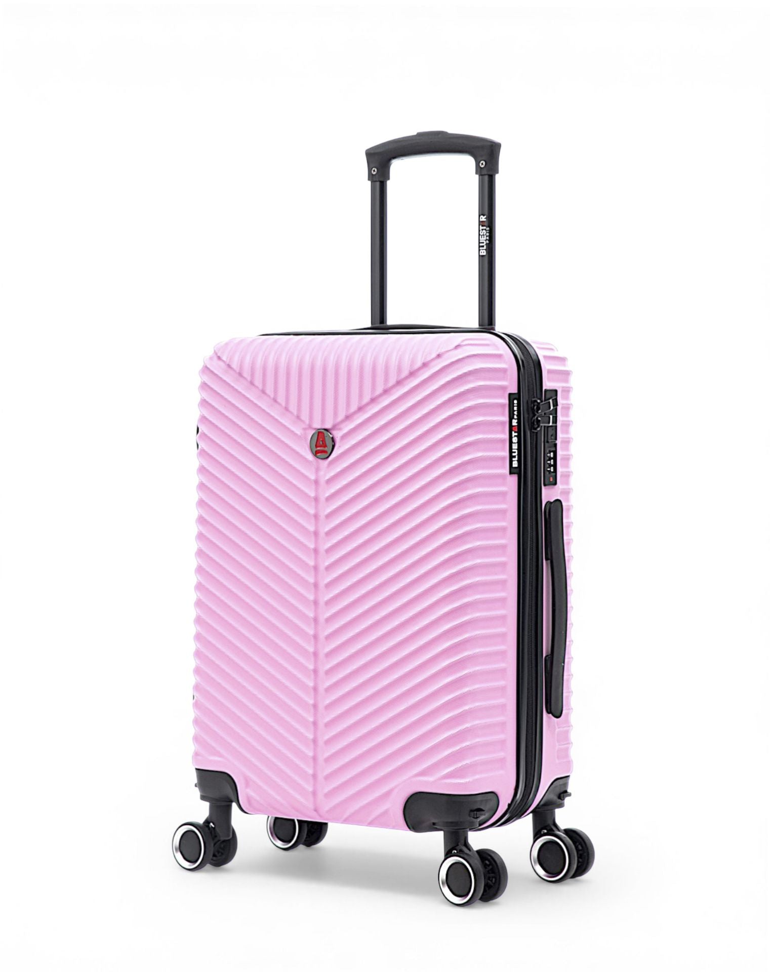 bluestar-gaite-valise-cabine-rigide-orange-chevrons image 3