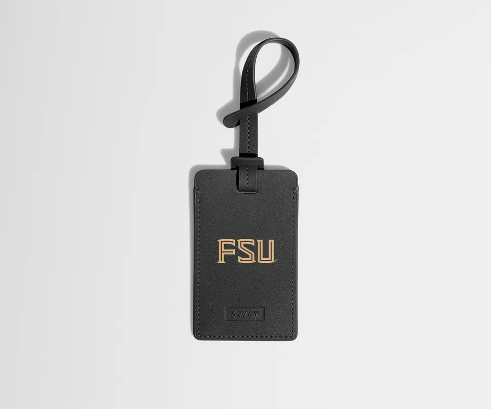 away-collegiate-tiquette-bagage-cuir-fsu image 1