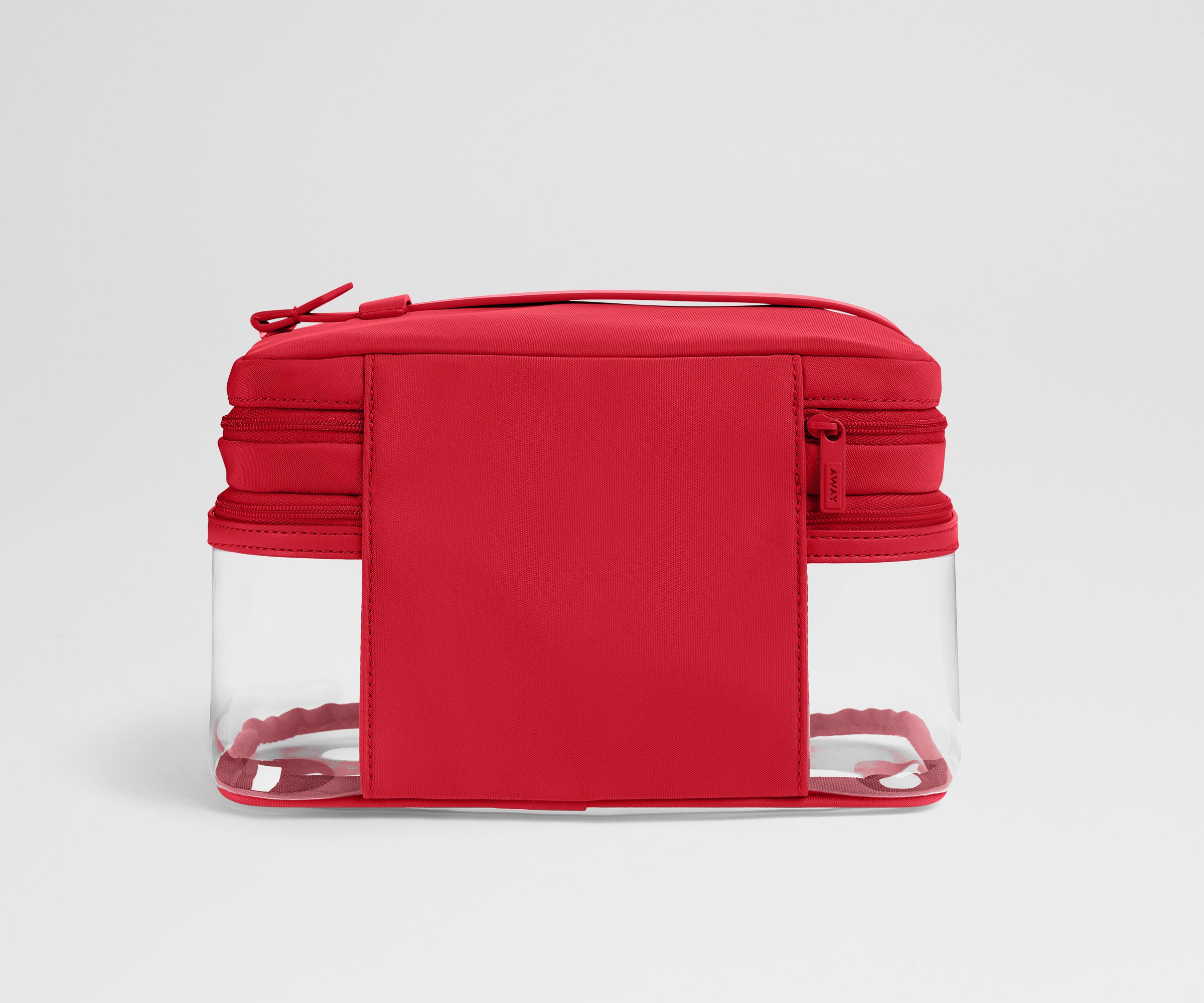 away-clear-cosmetic-case-trousse-transparente-cherry-red image 5