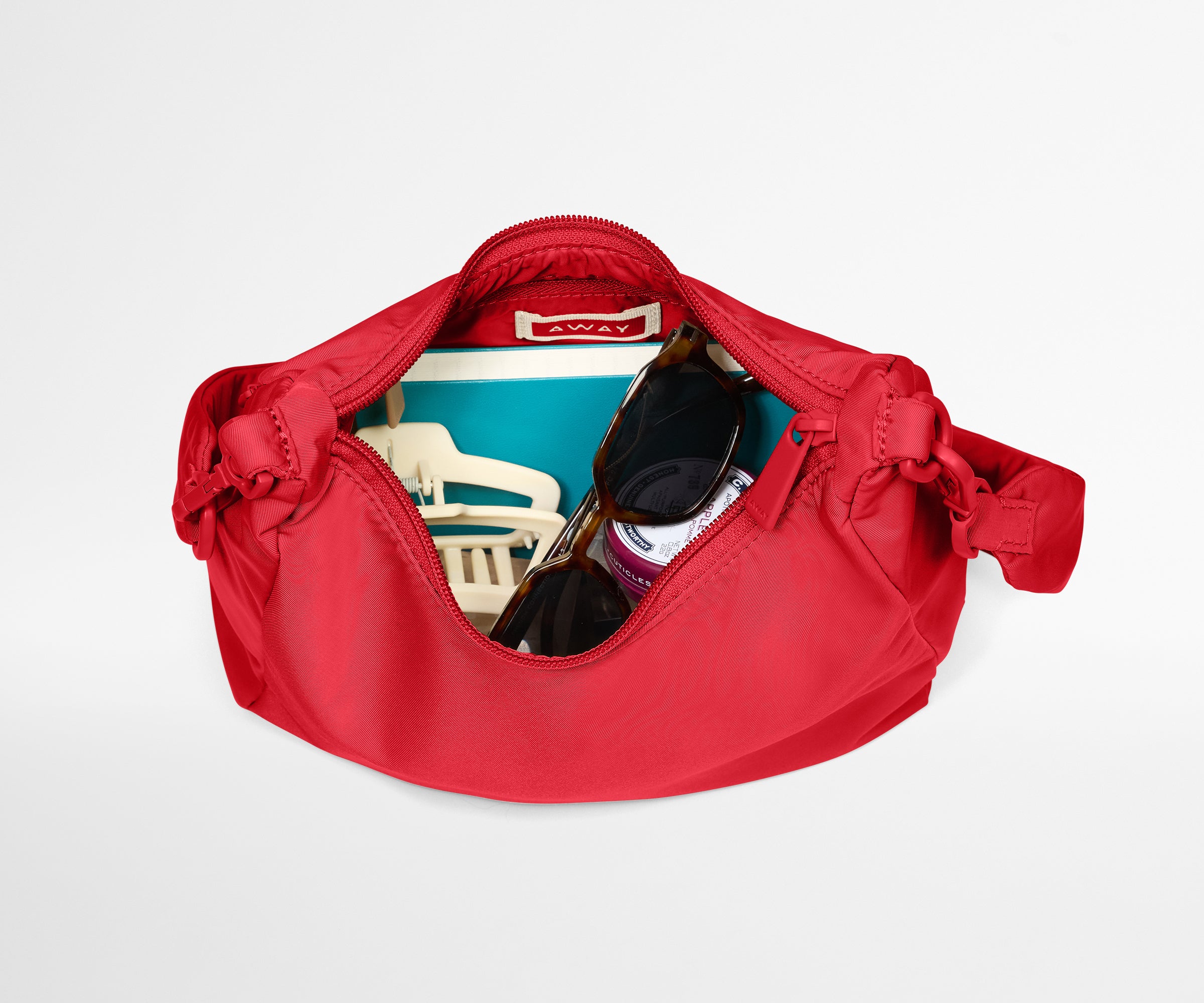 away-featherlight-duo-sac-bandouli-re-cherry-red image 3