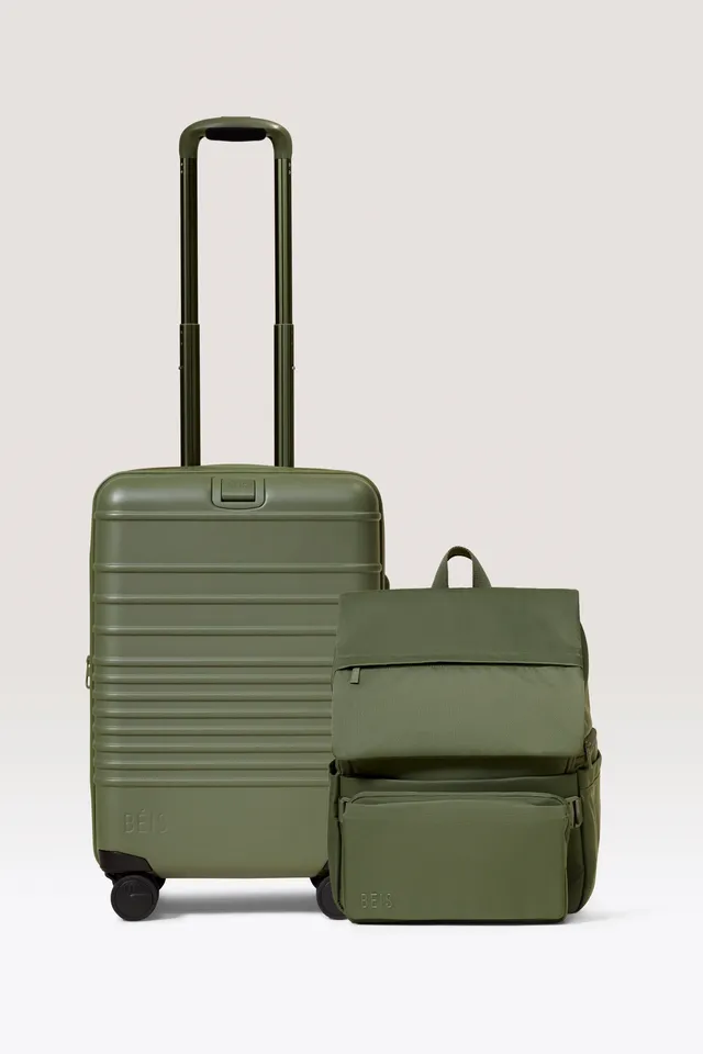 beis-travel-set-baby-valise-cabine-olive-sac-langer image 1