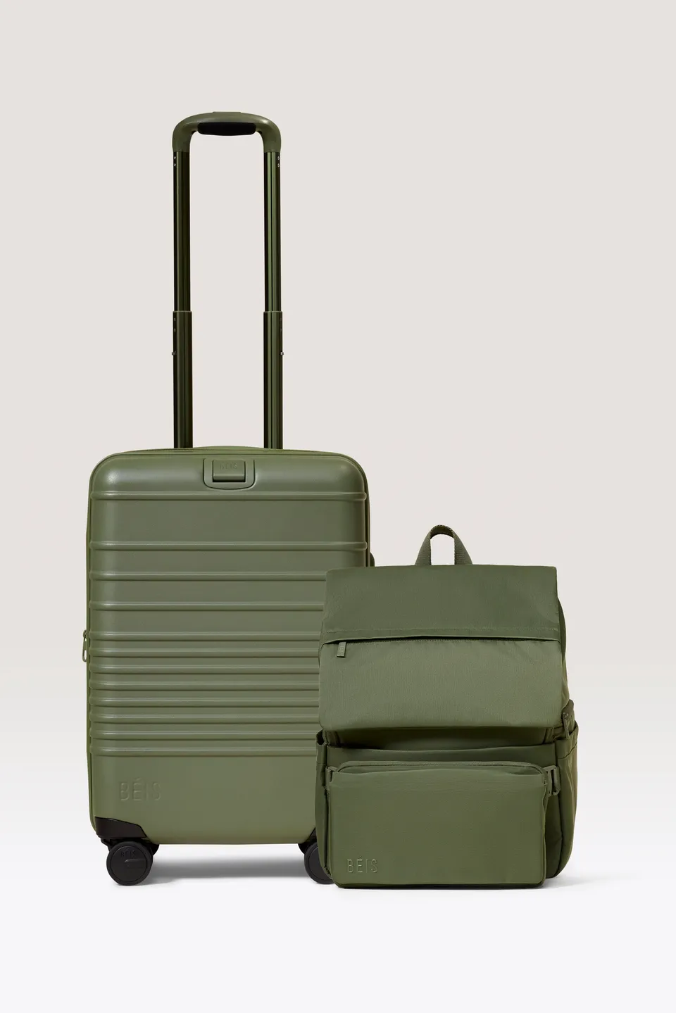 beis-travel-set-baby-valise-cabine-olive-sac-langer image 1