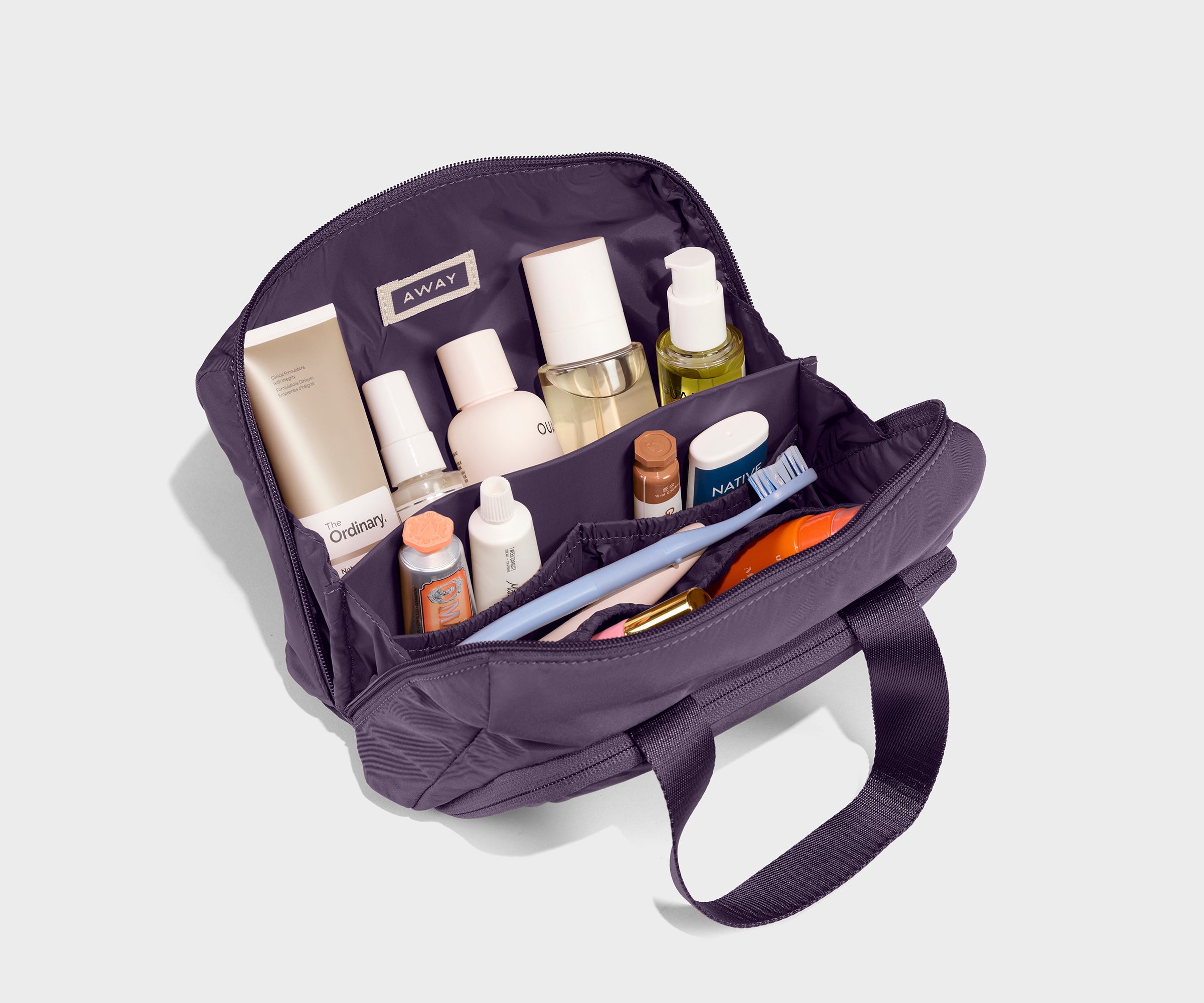 away-featherlight-daily-cosmetic-case-trousse-maquillage-violet-misty-purple image 4