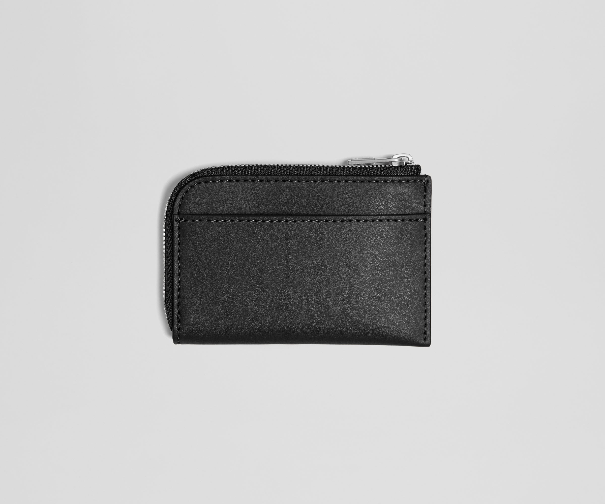 away-zip-card-case-porte-cartes-jet-black-cuir image 3