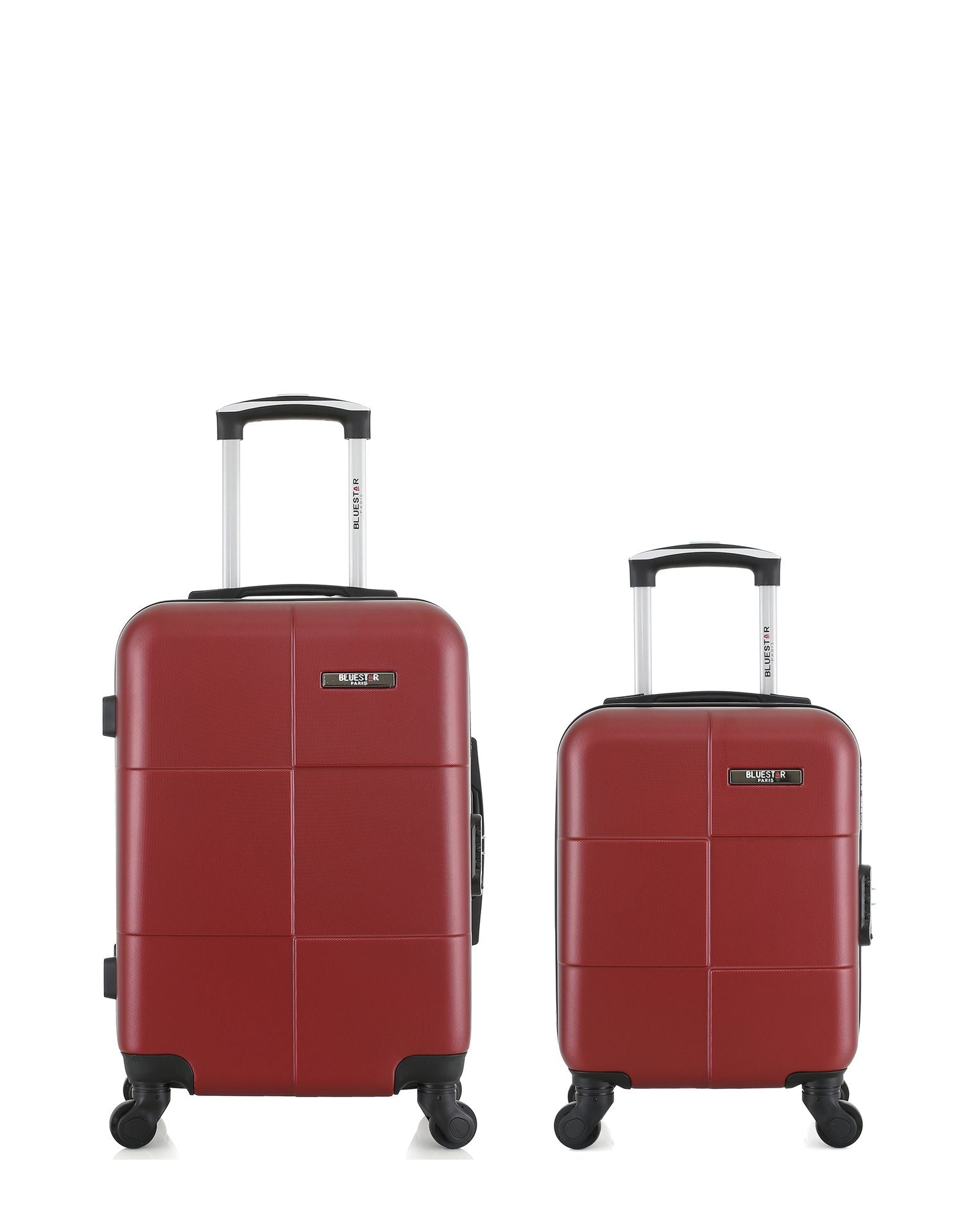 bluestar-miami-lot-2-valises-cabine-rigide-rose-dor-37l image 1