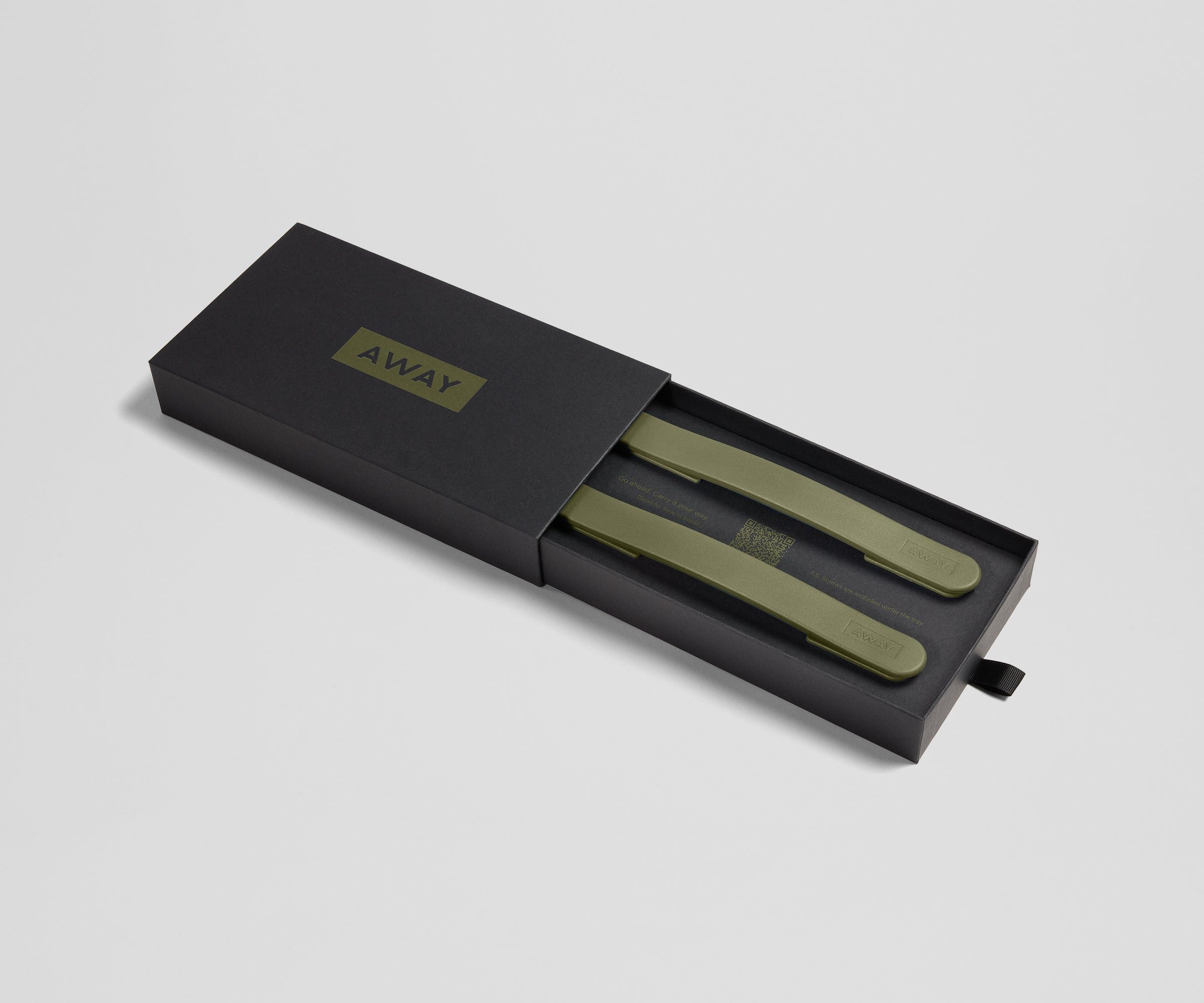 away-custom-handle-set-poign-e-valise-olive-green image 1
