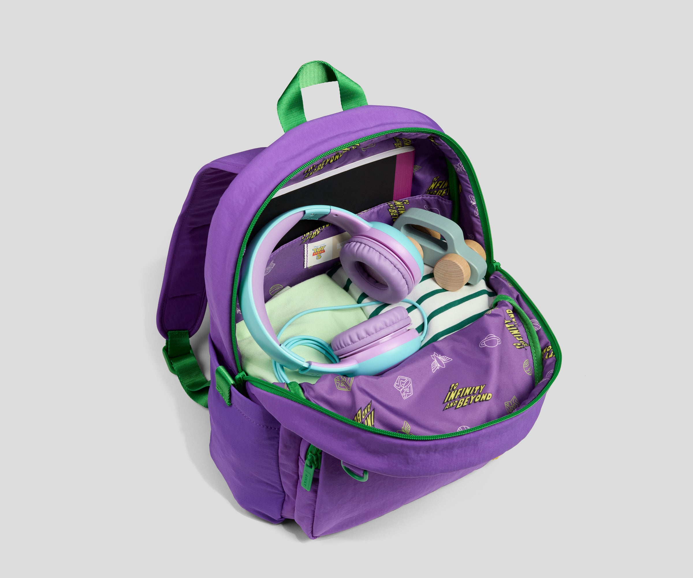 away-kids-backpack-sac-enfant-buzz-lightyear-purple image 2