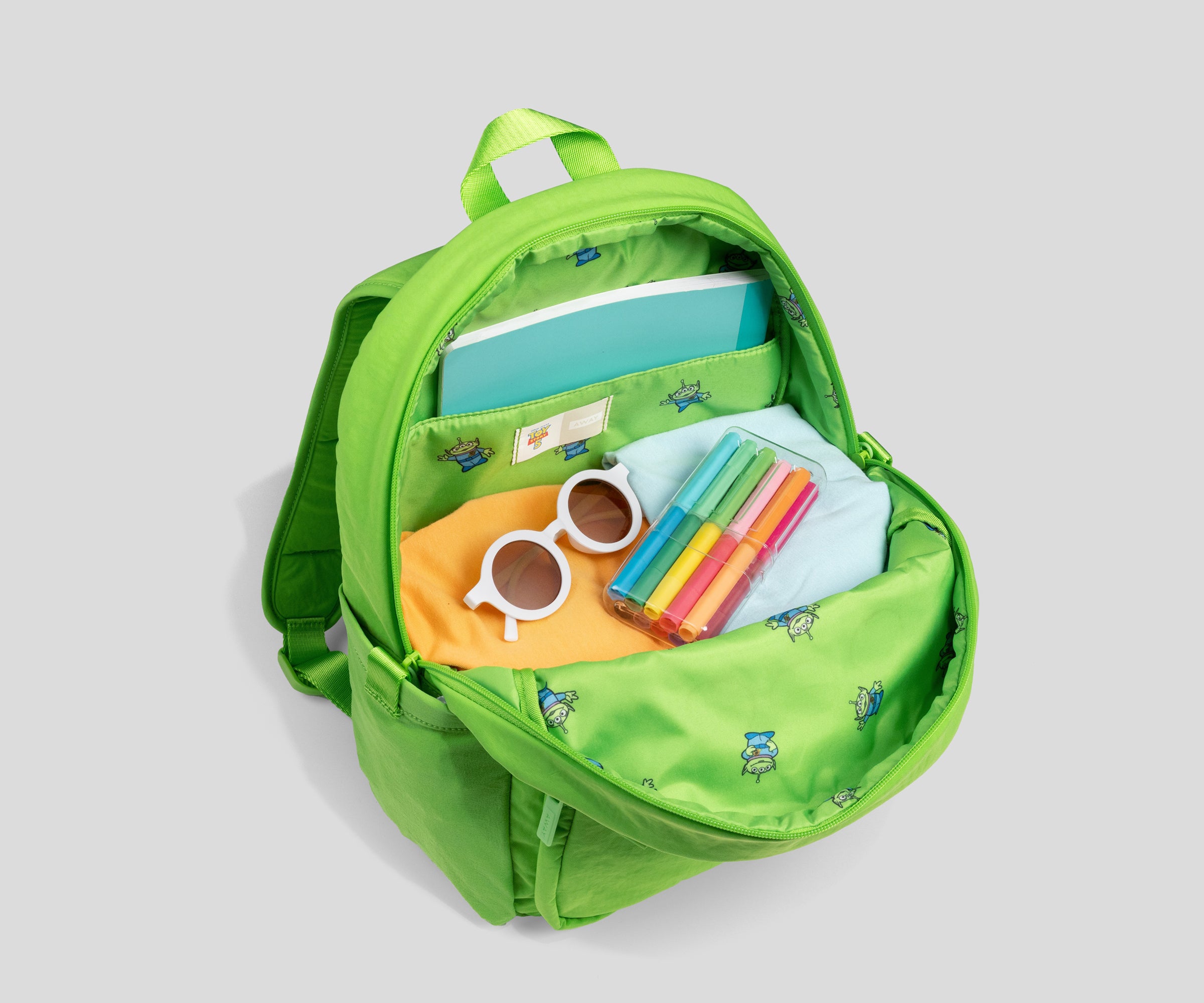 away-kids-backpack-sac-dos-enfant-vert-alien-green image 2